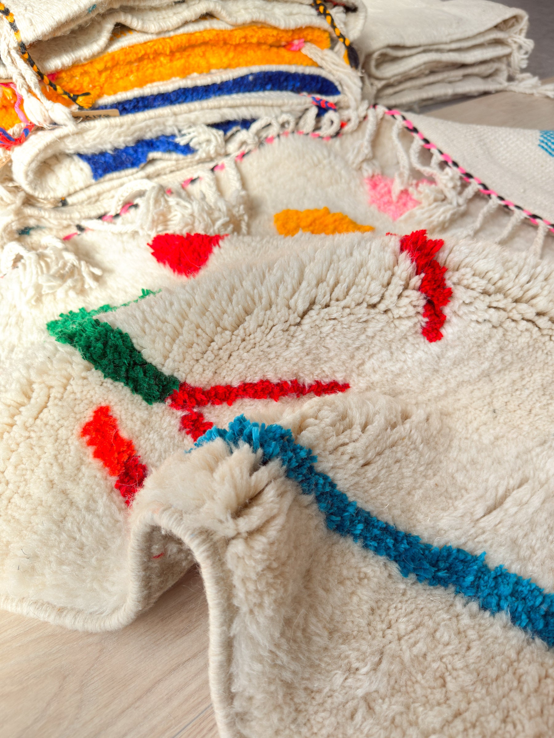 Tapis berbère coloré 141 x 231 cm - n°2359