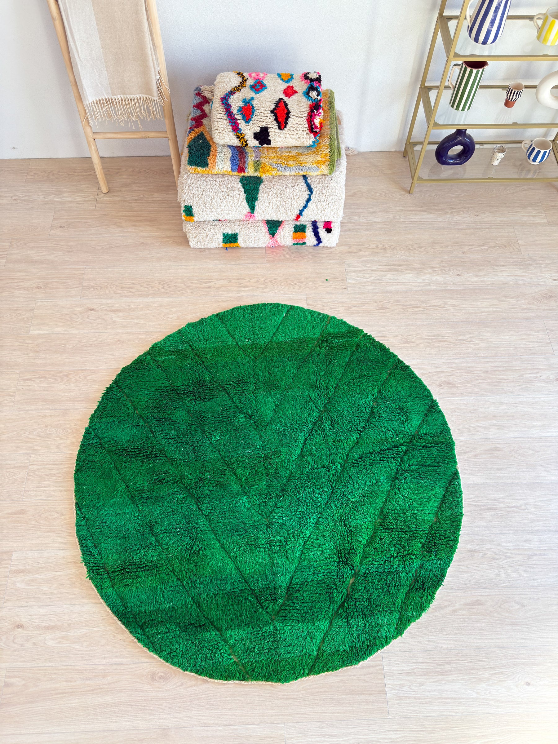 Colorful Berber rug 154 cm - No. 6