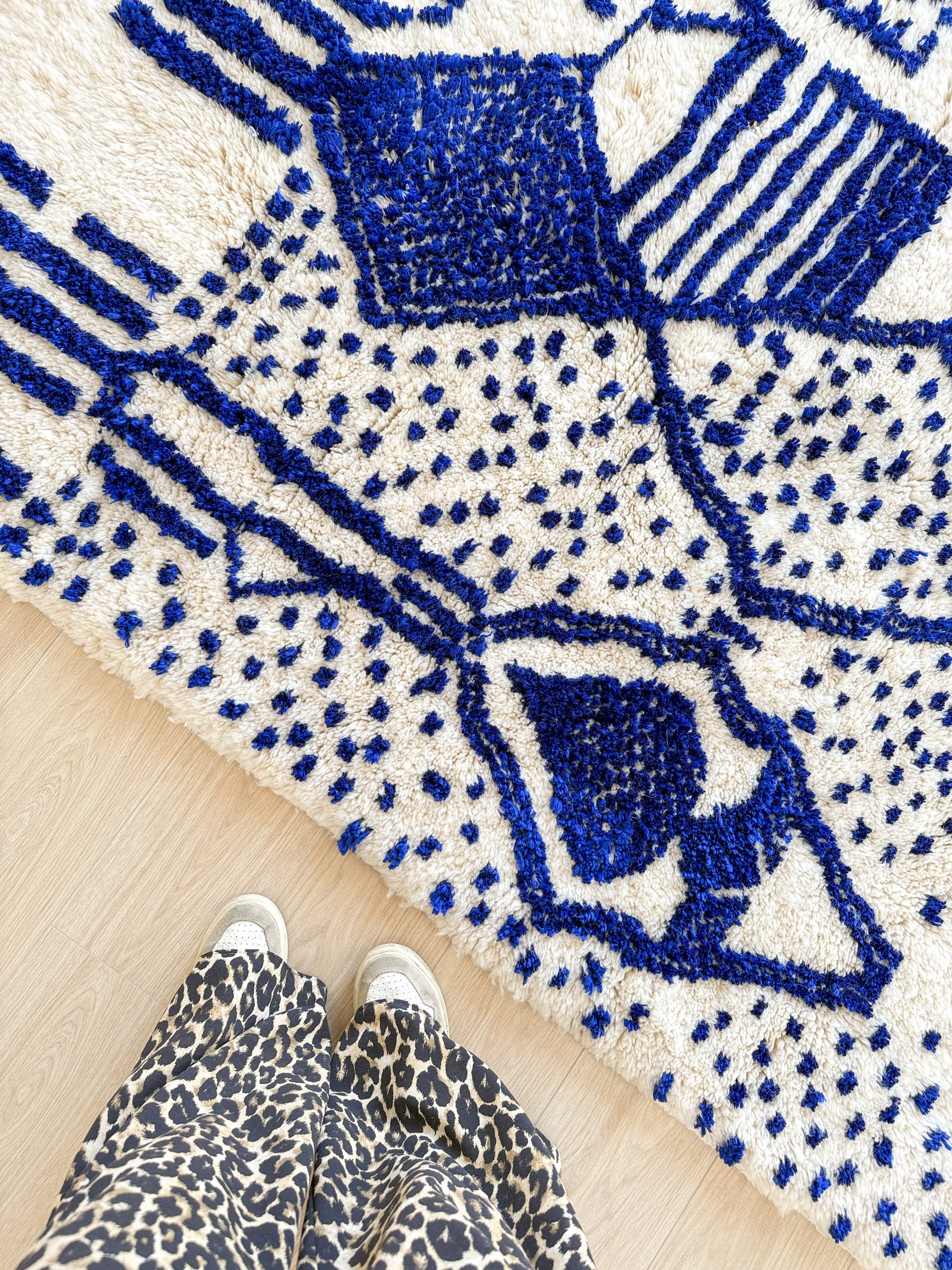 Bunter Berberteppich 144 x 235 cm - Nr. 2431