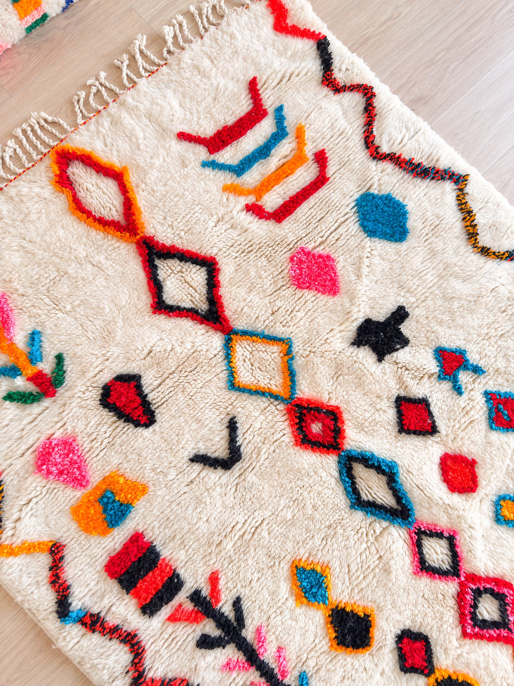 Bunter Berberteppich 150 x 217 cm - Nr. 2442