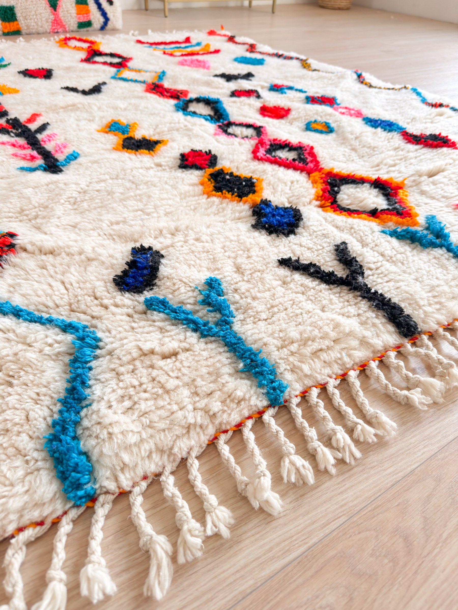 Bunter Berberteppich 150 x 217 cm - Nr. 2442