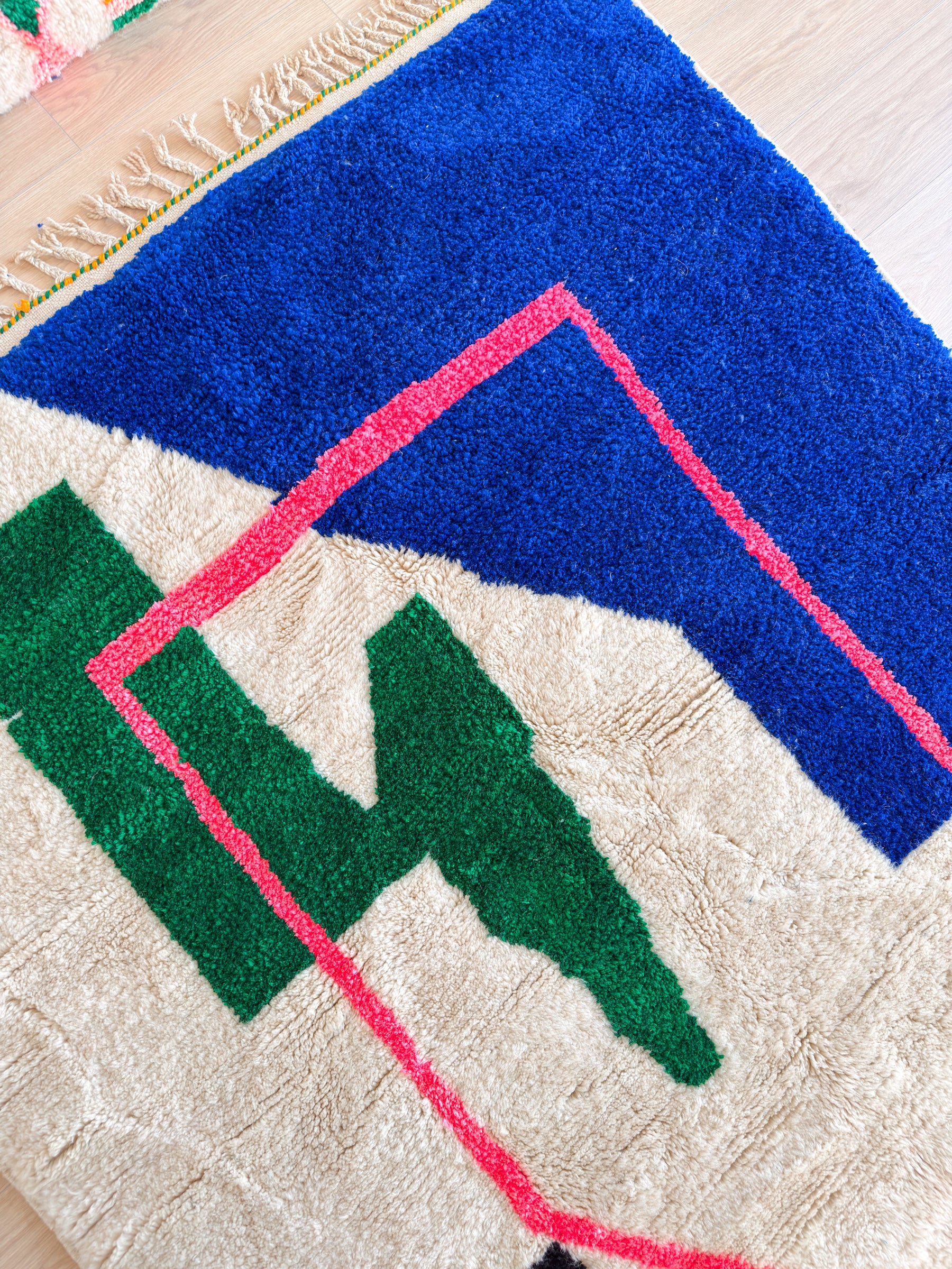 Bunter Berberteppich 156 x 220 cm - Nr. 2448