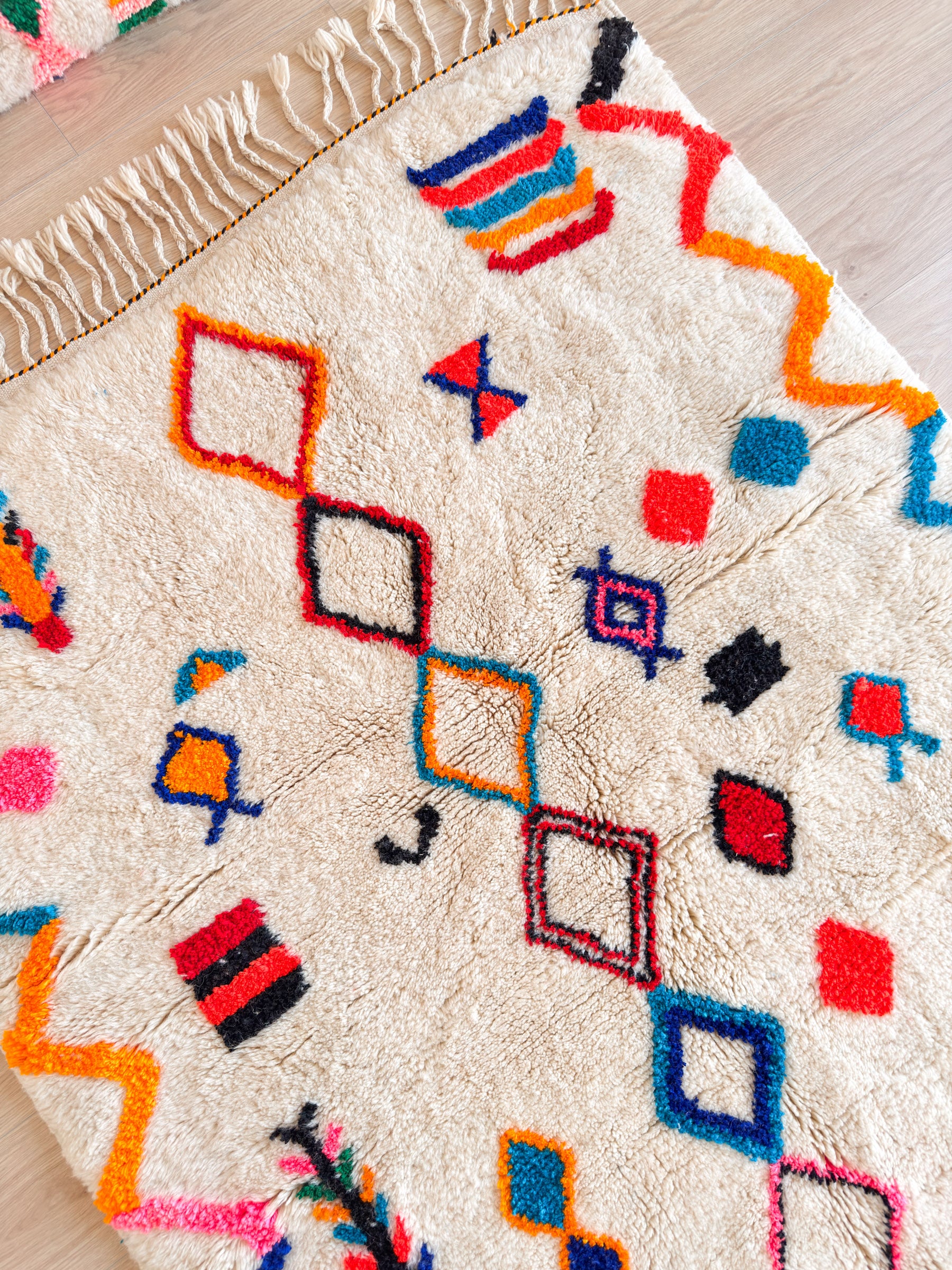 Colorful Berber rug 141 x 241 cm - No. 2438