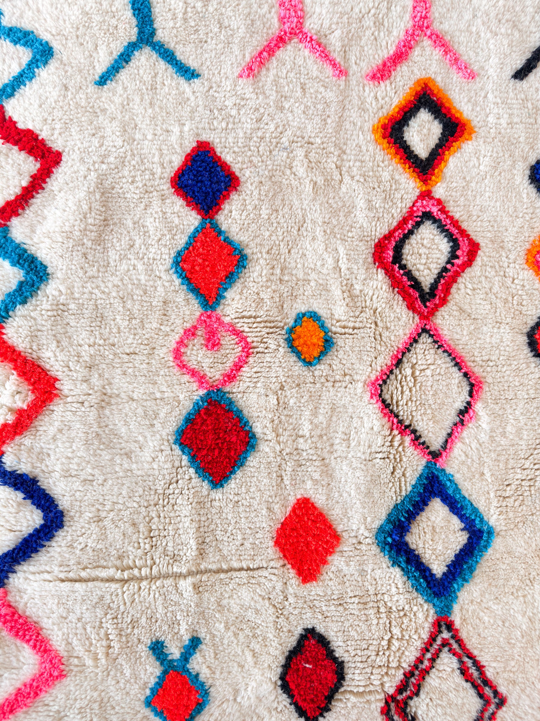 Colorful Berber rug 141 x 241 cm - No. 2438