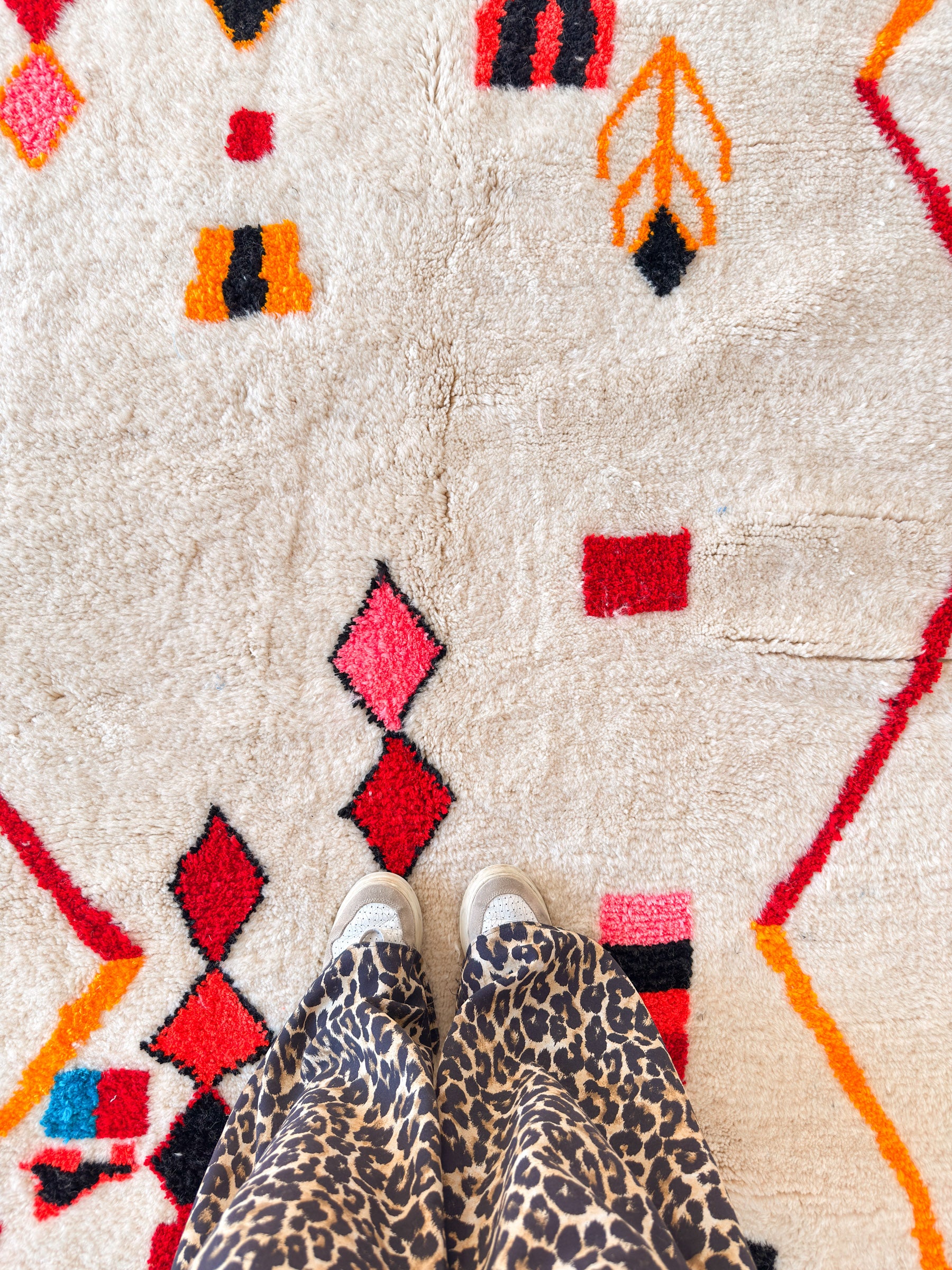 Bunter Berberteppich 149 x 261 cm - Nr. 2421