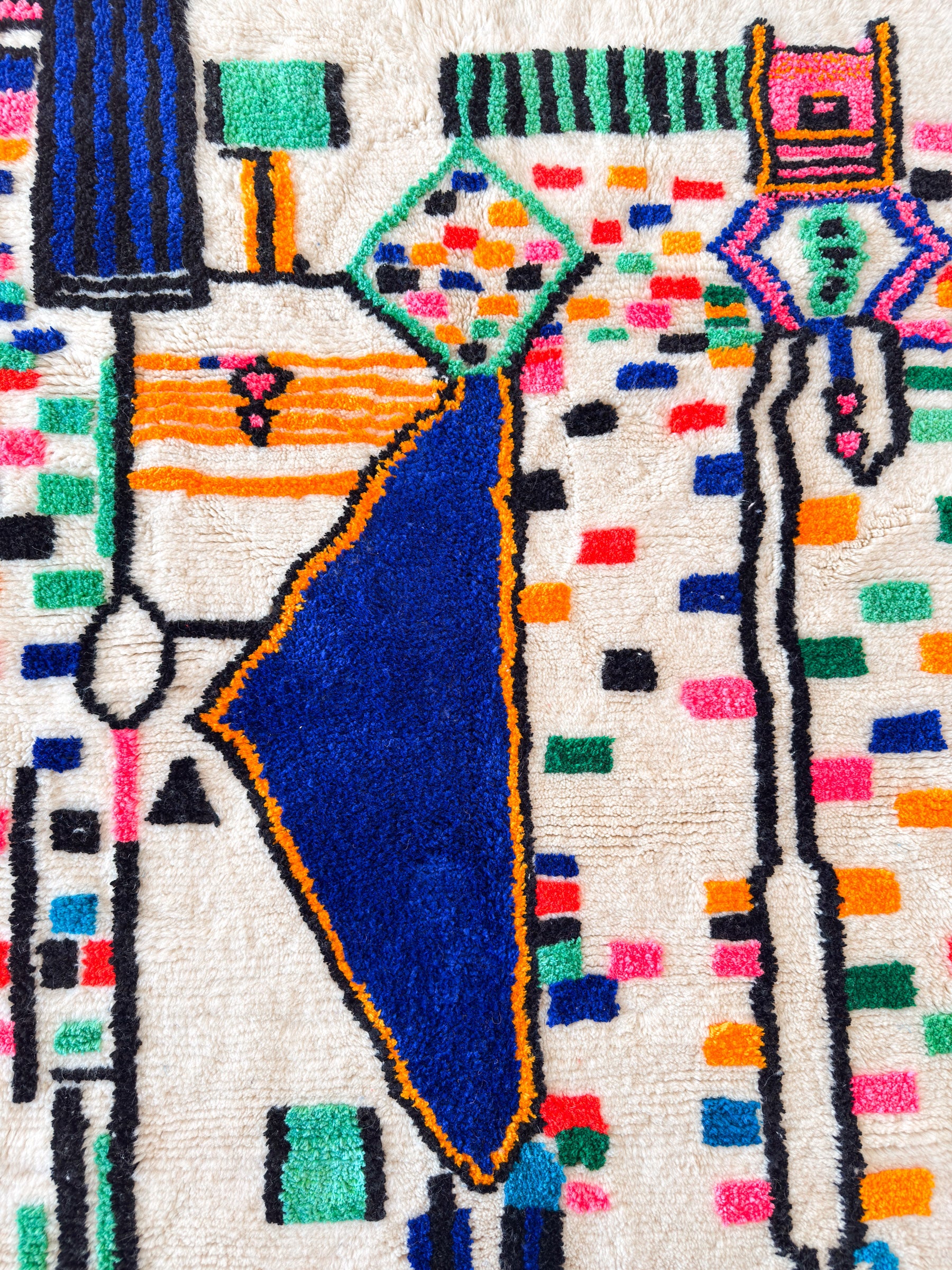 Colorful Berber rug 148 x 214 cm - No. 2349