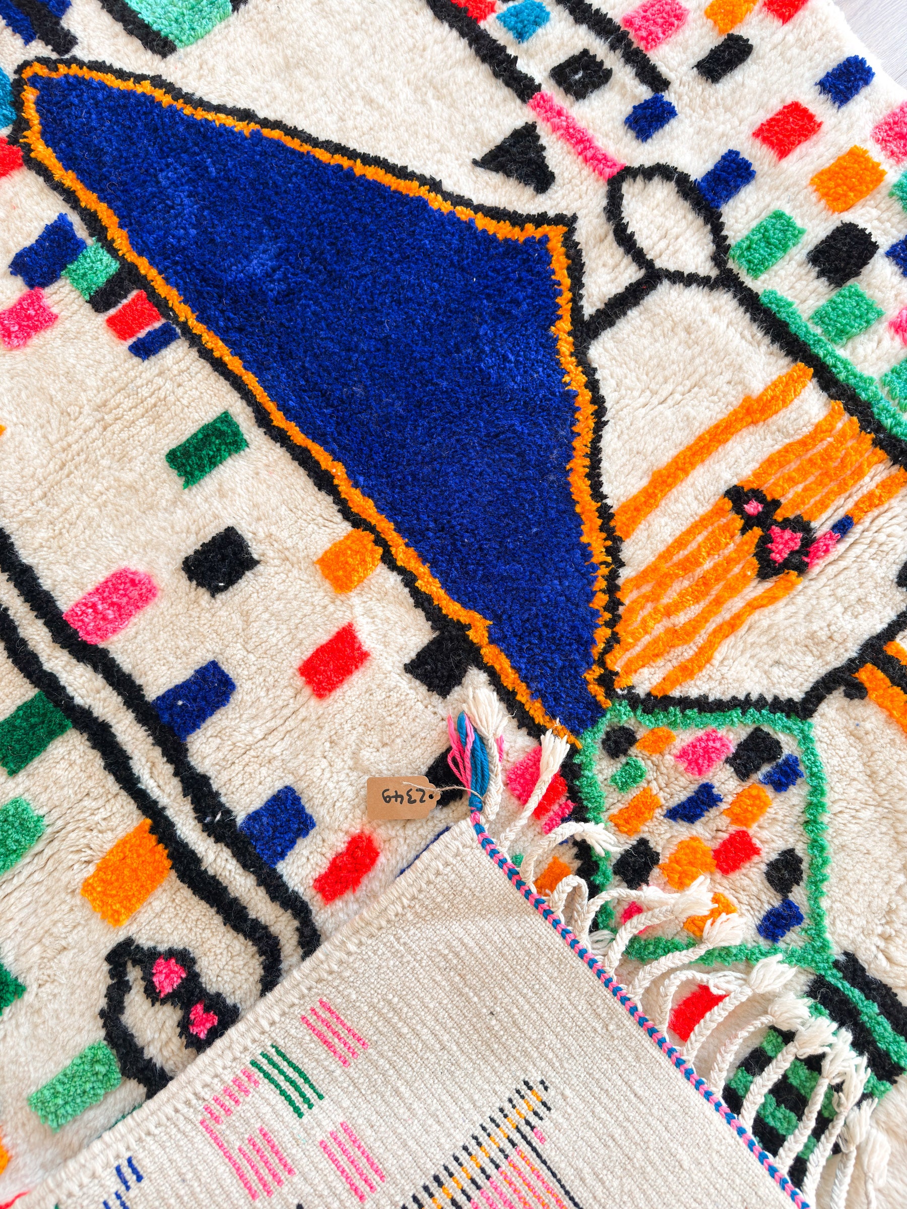 Colorful Berber rug 148 x 214 cm - No. 2349