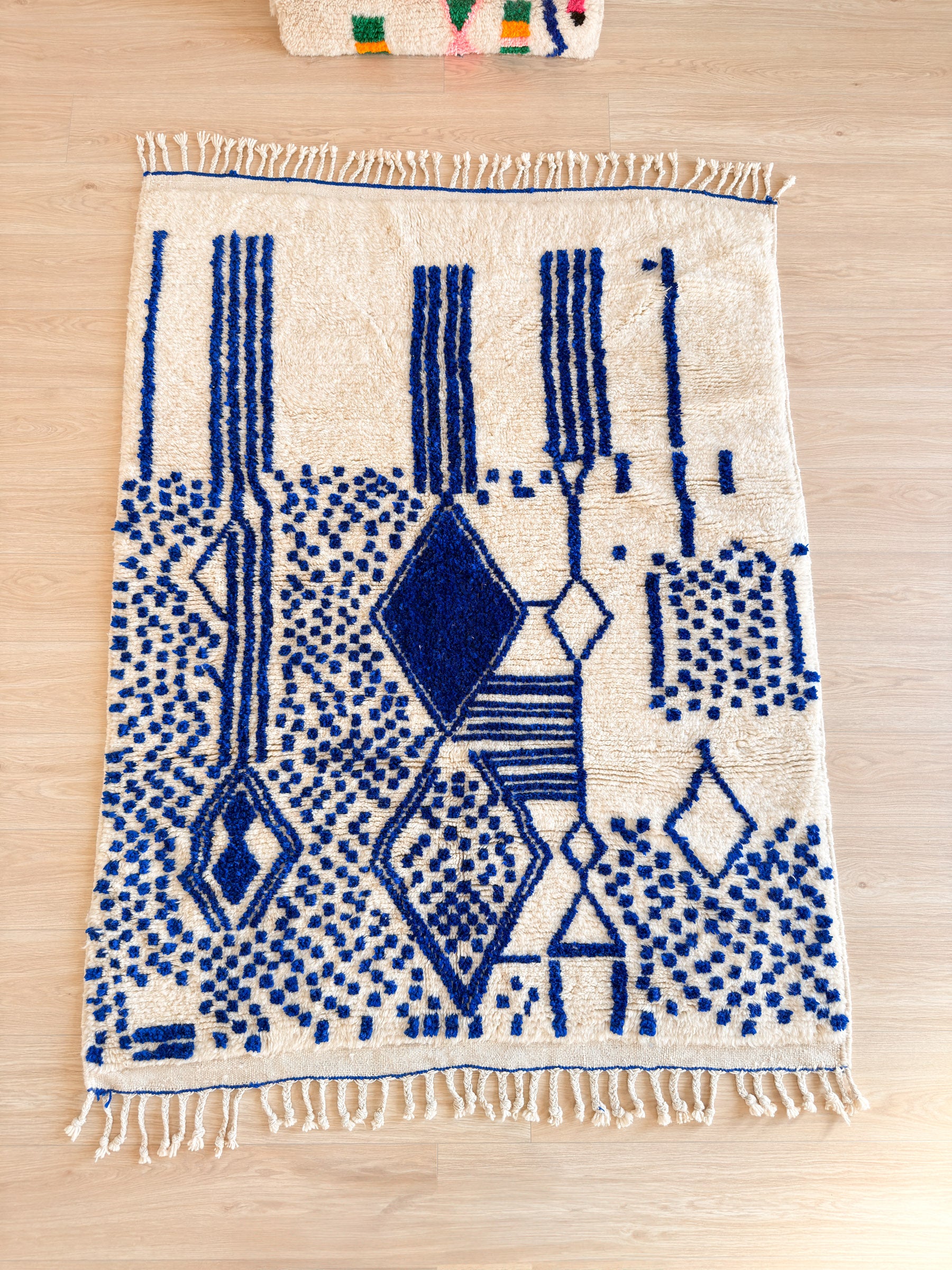 Bunter Berberteppich 147 x 207 cm - Nr. 2416