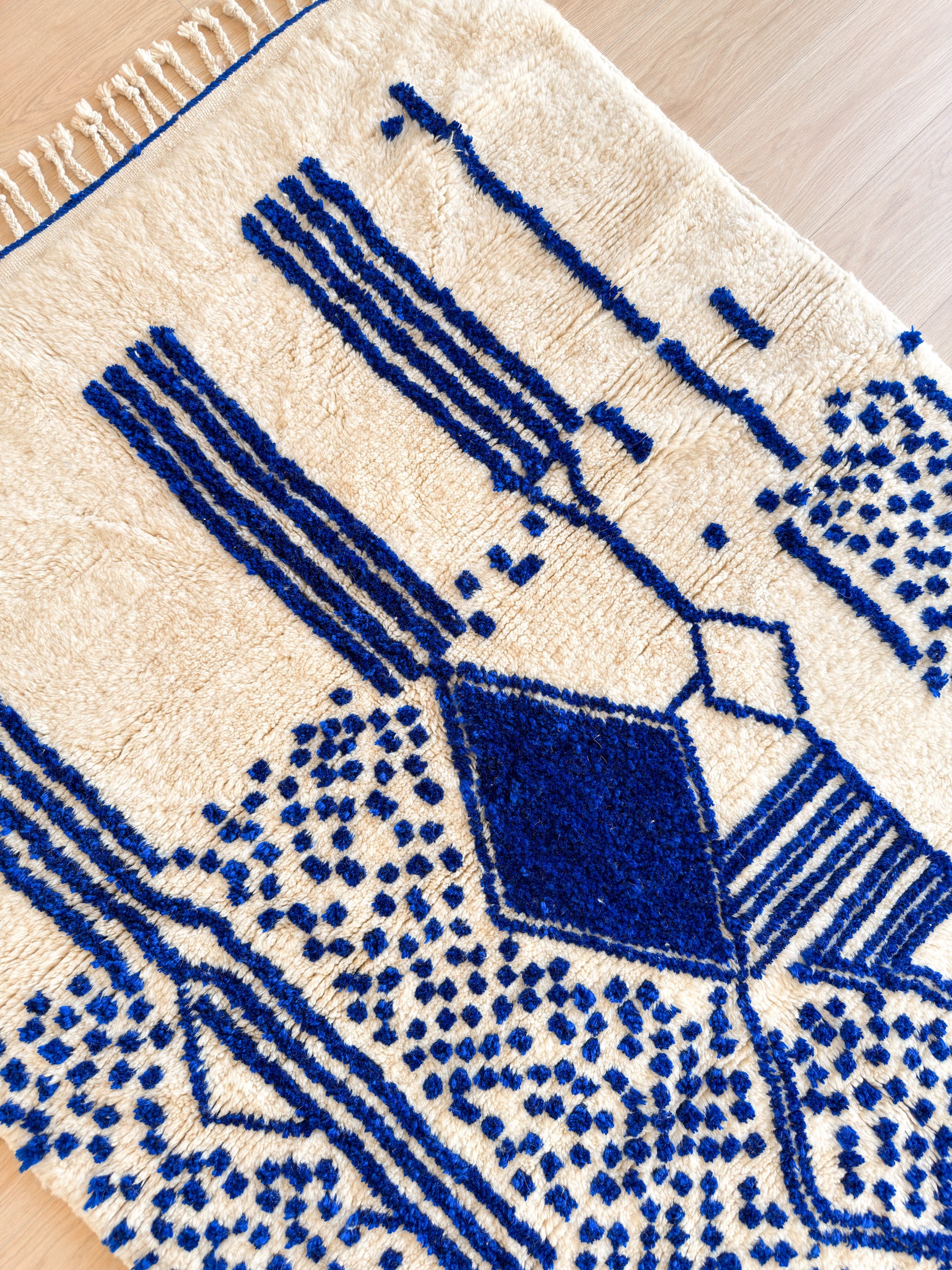 Bunter Berberteppich 147 x 207 cm - Nr. 2416