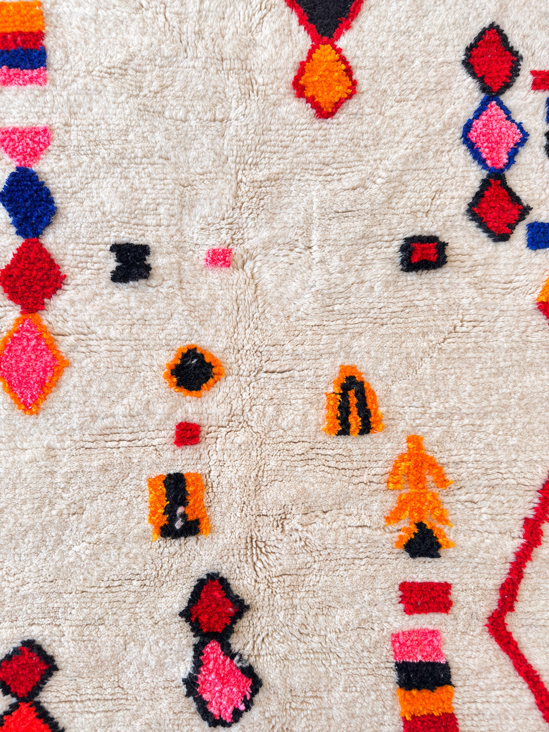 Bunter Berberteppich 147 x 217 cm - Nr. 2443