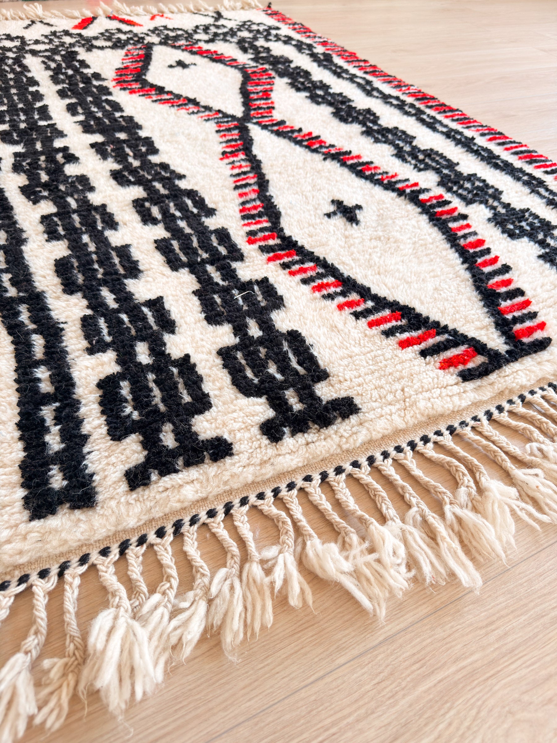 Bunter Berberteppich 118 x 194 cm - Nr. 2392