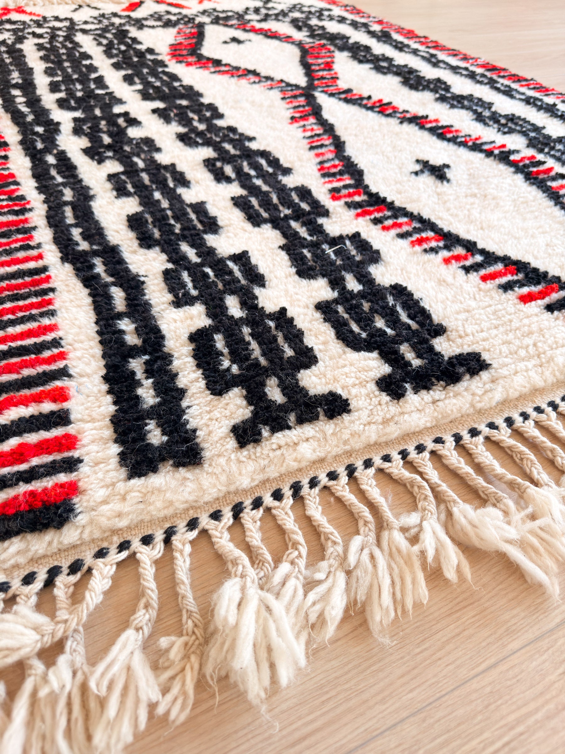 Bunter Berberteppich 118 x 194 cm - Nr. 2392