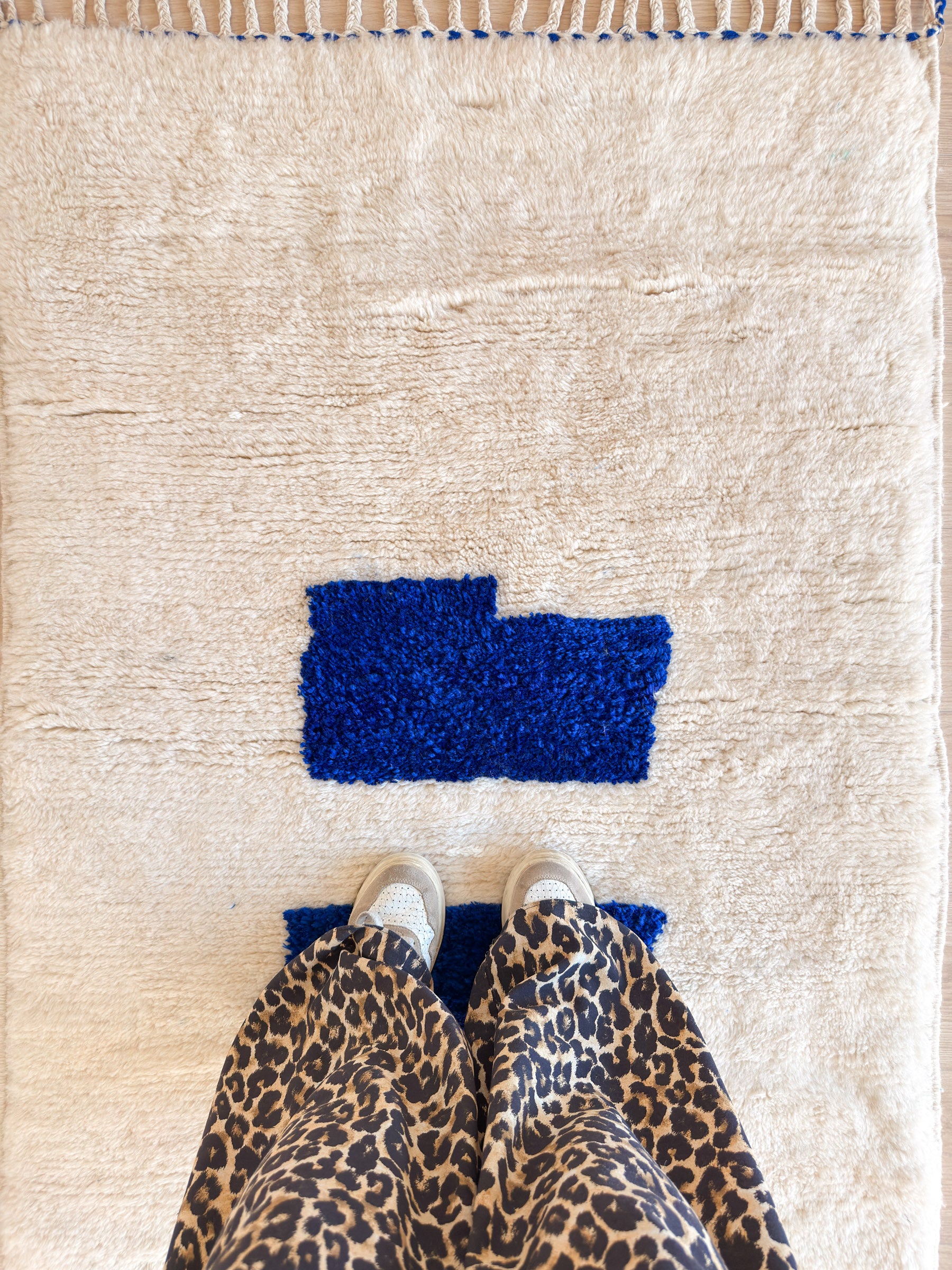 Bunter Berberteppich 100 x 176 cm - Nr. 2455