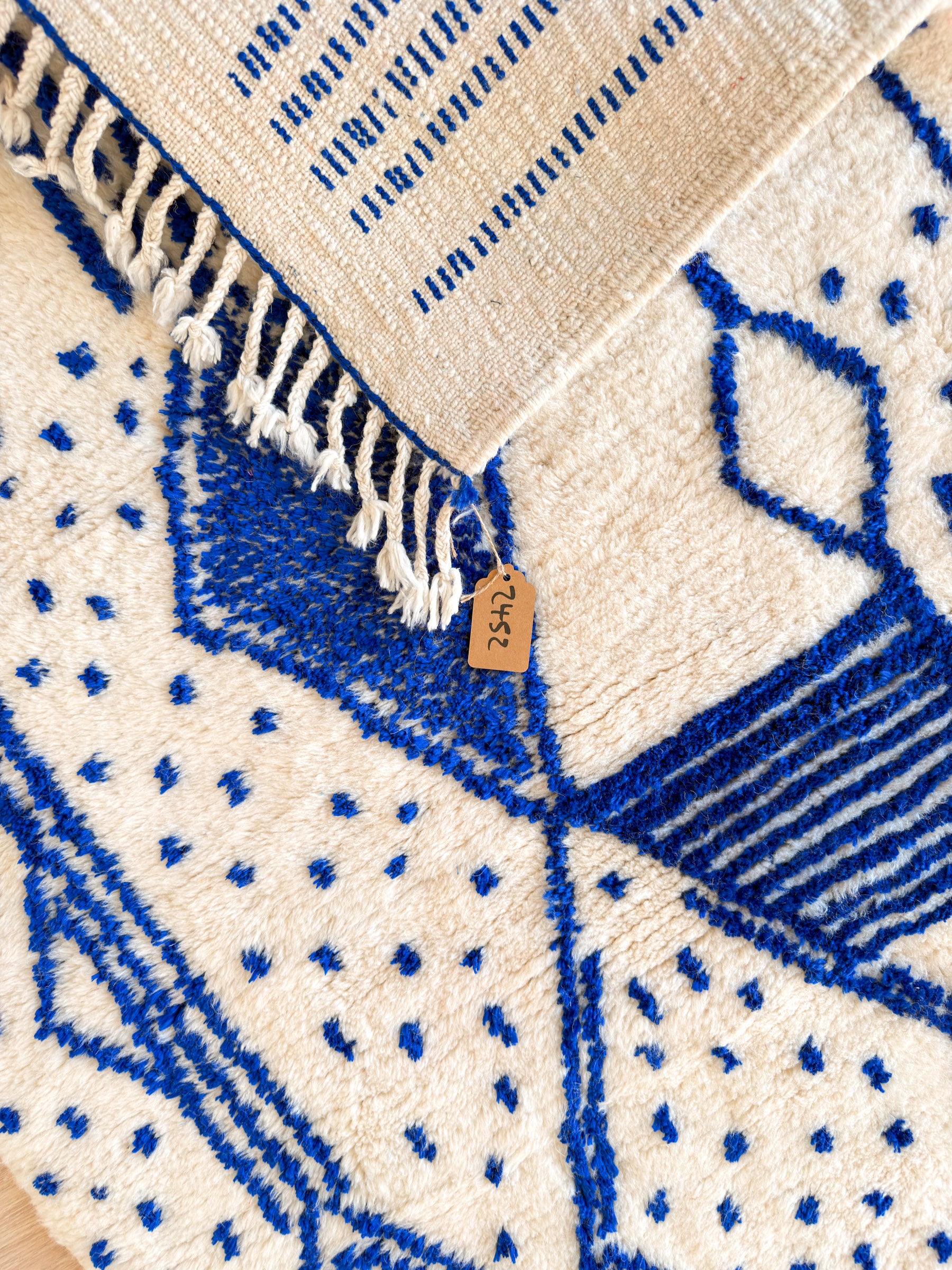 Bunter Berberteppich 99 x 180 cm - Nr. 2452