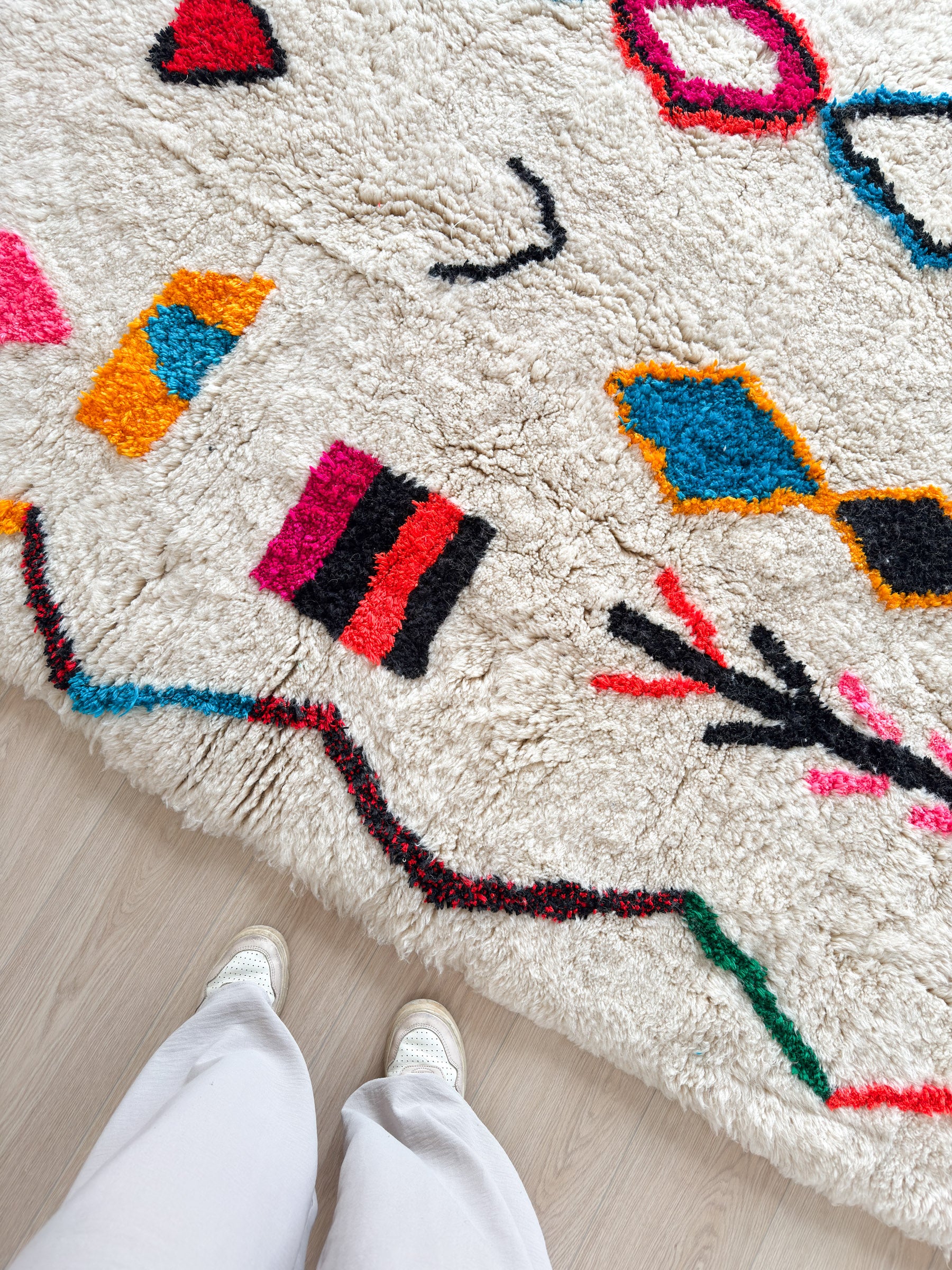 Bunter Berberteppich 264 x 364 cm - Nr. 2419