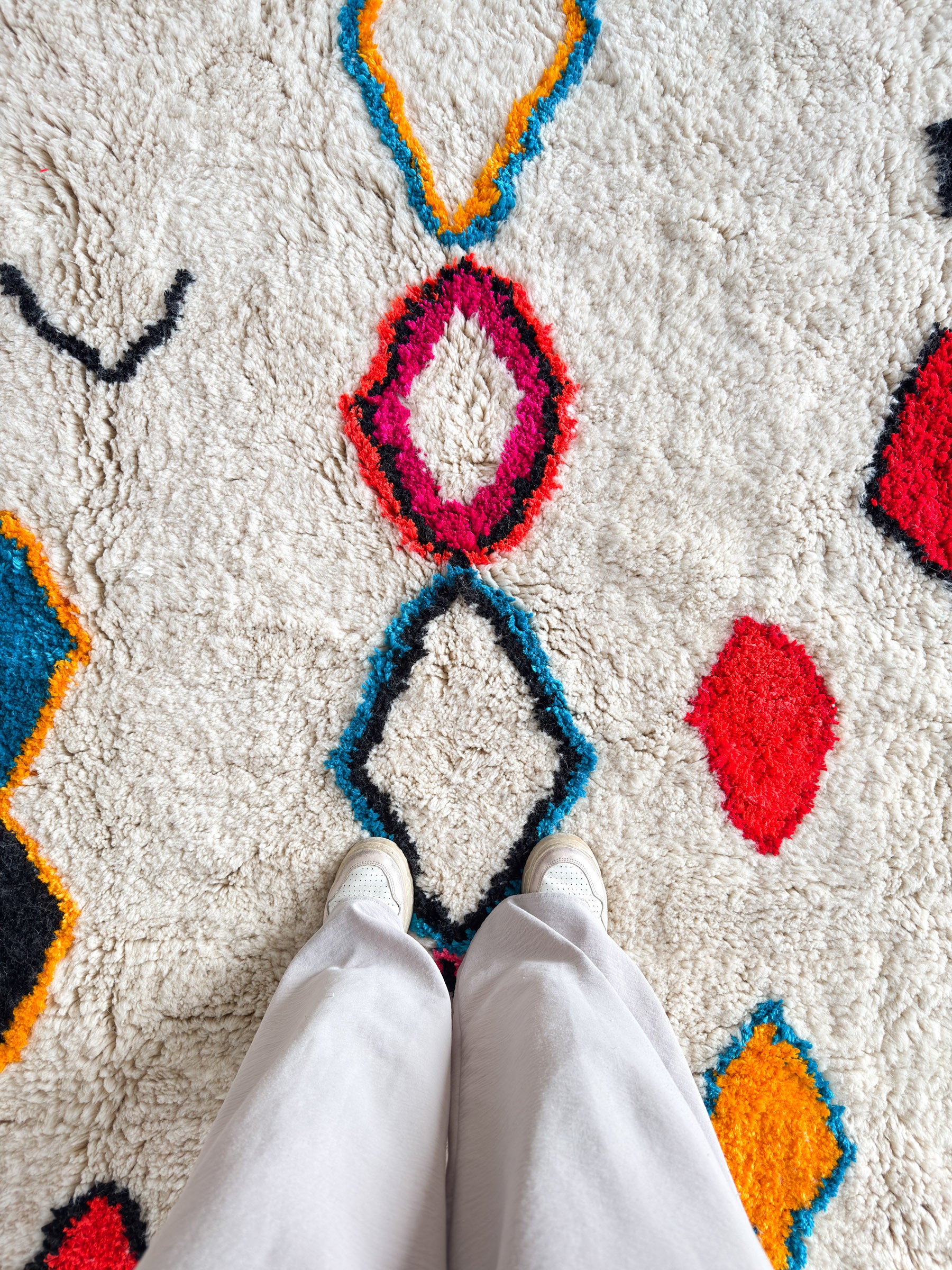 Bunter Berberteppich 264 x 364 cm - Nr. 2419