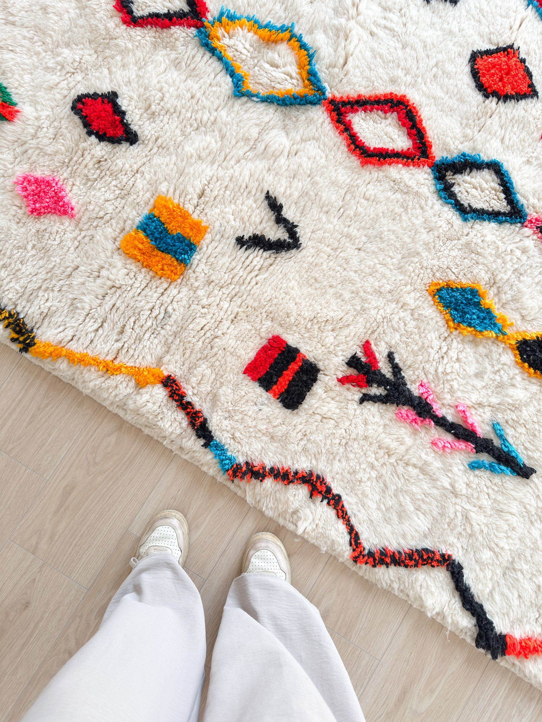 Colorful Berber rug 170 x 297 cm - No. 2434