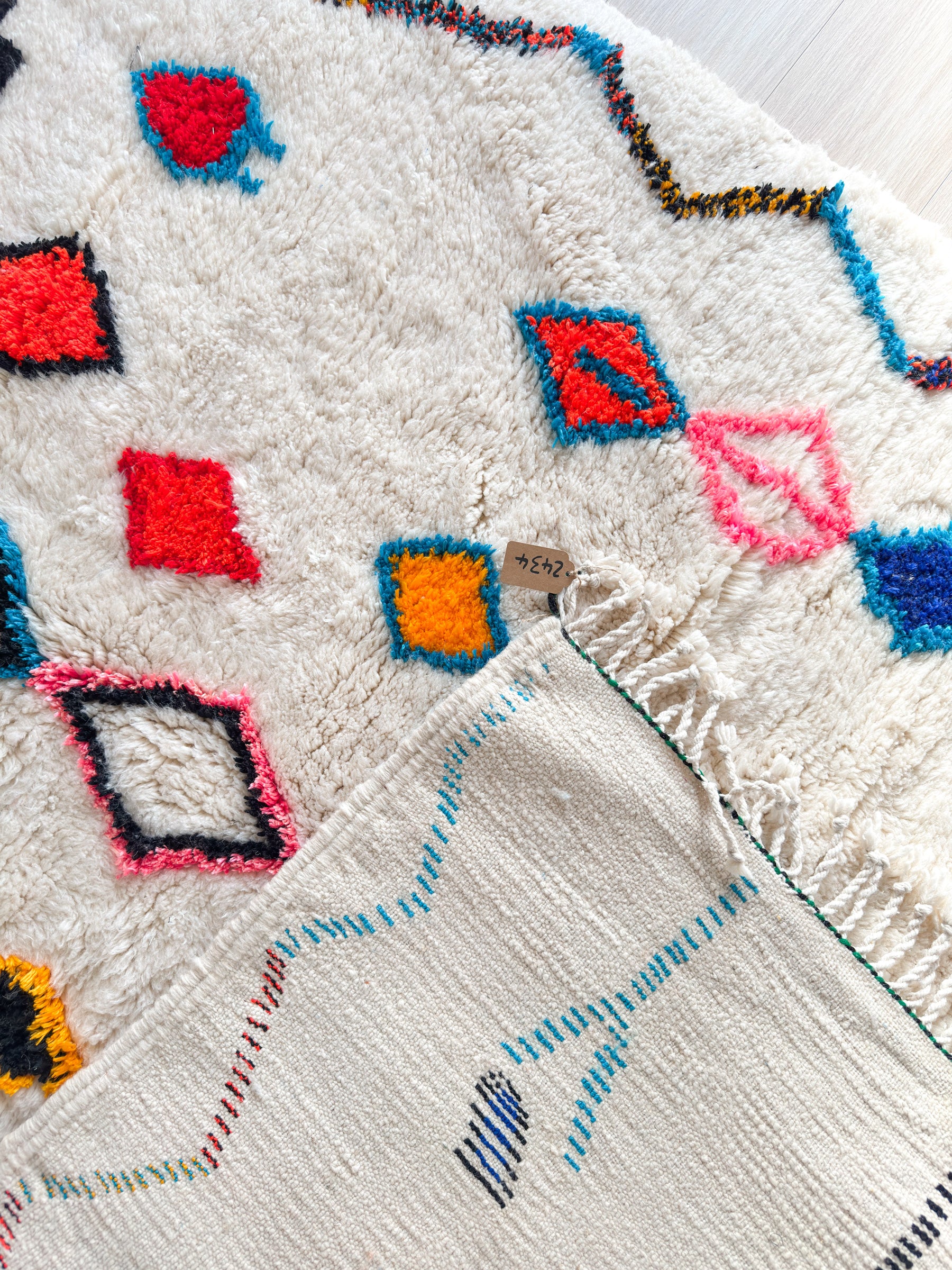 Colorful Berber rug 170 x 297 cm - No. 2434