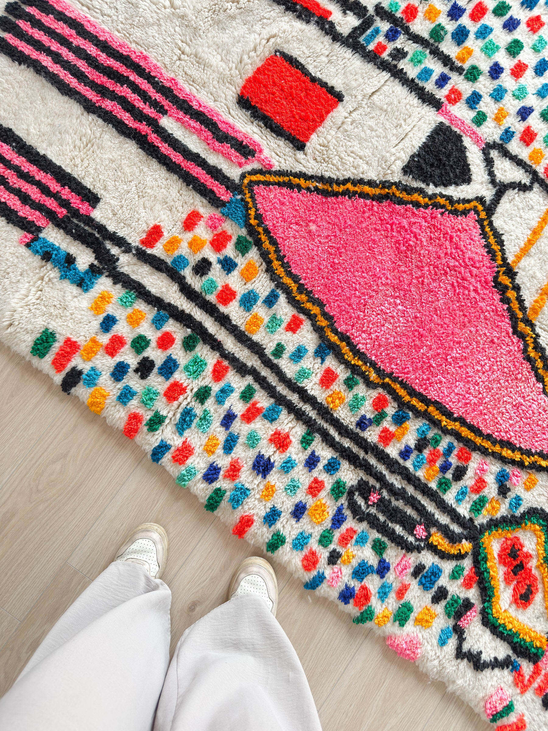 Colorful Berber rug 150 x 270 cm - No. 2281