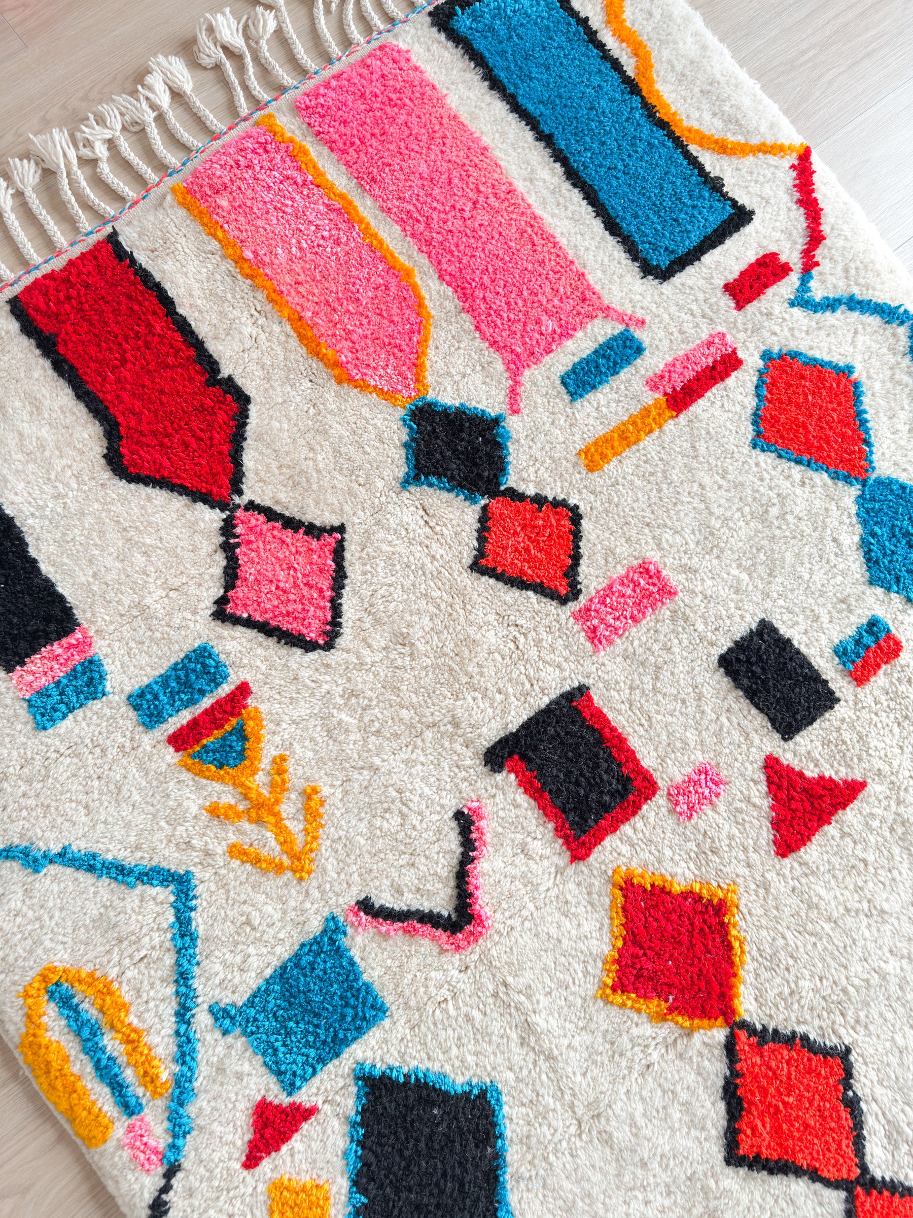 Tapis berbère coloré 155 x 238 cm - n°2347