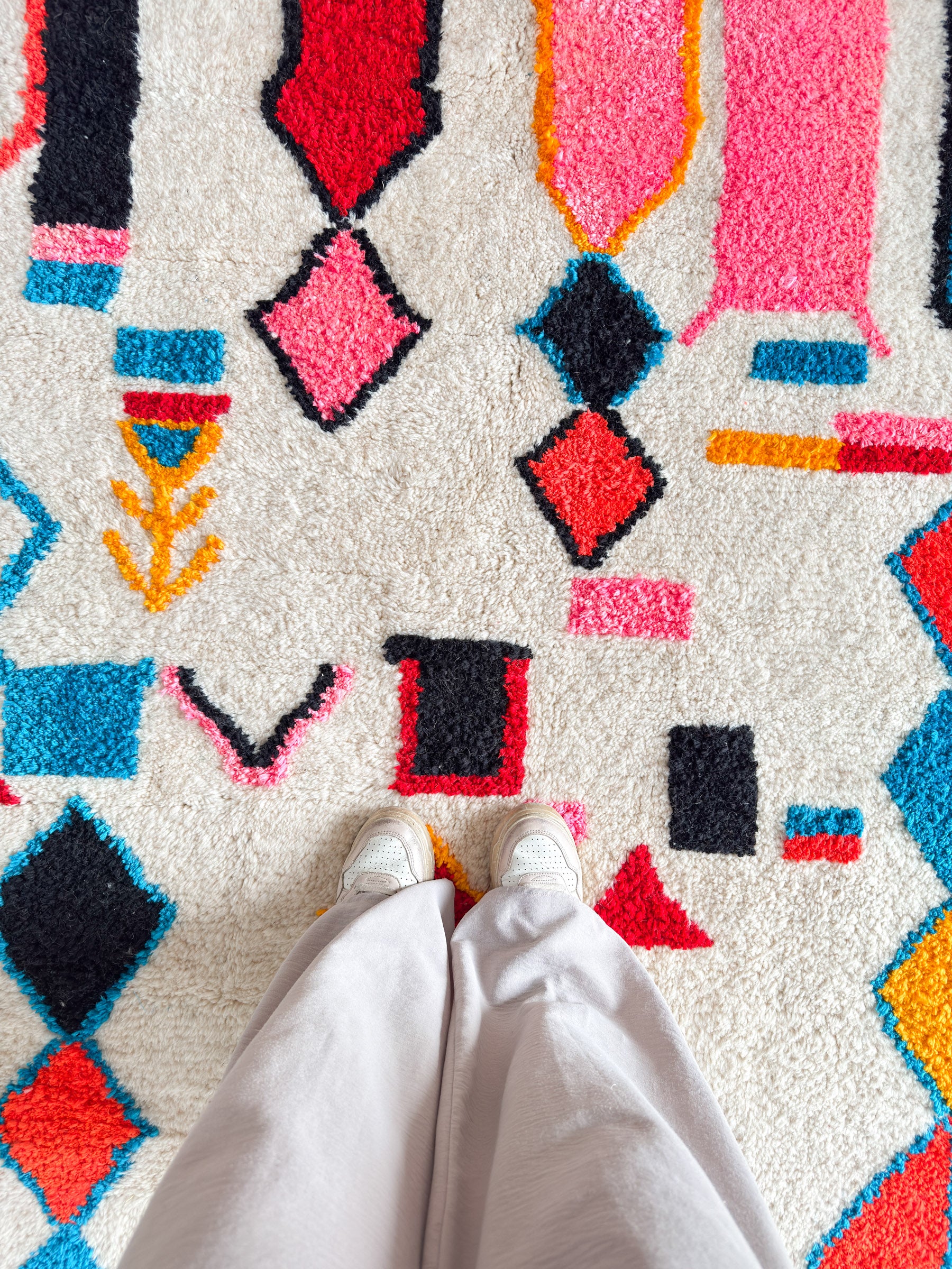 Tapis berbère coloré 155 x 238 cm - n°2347