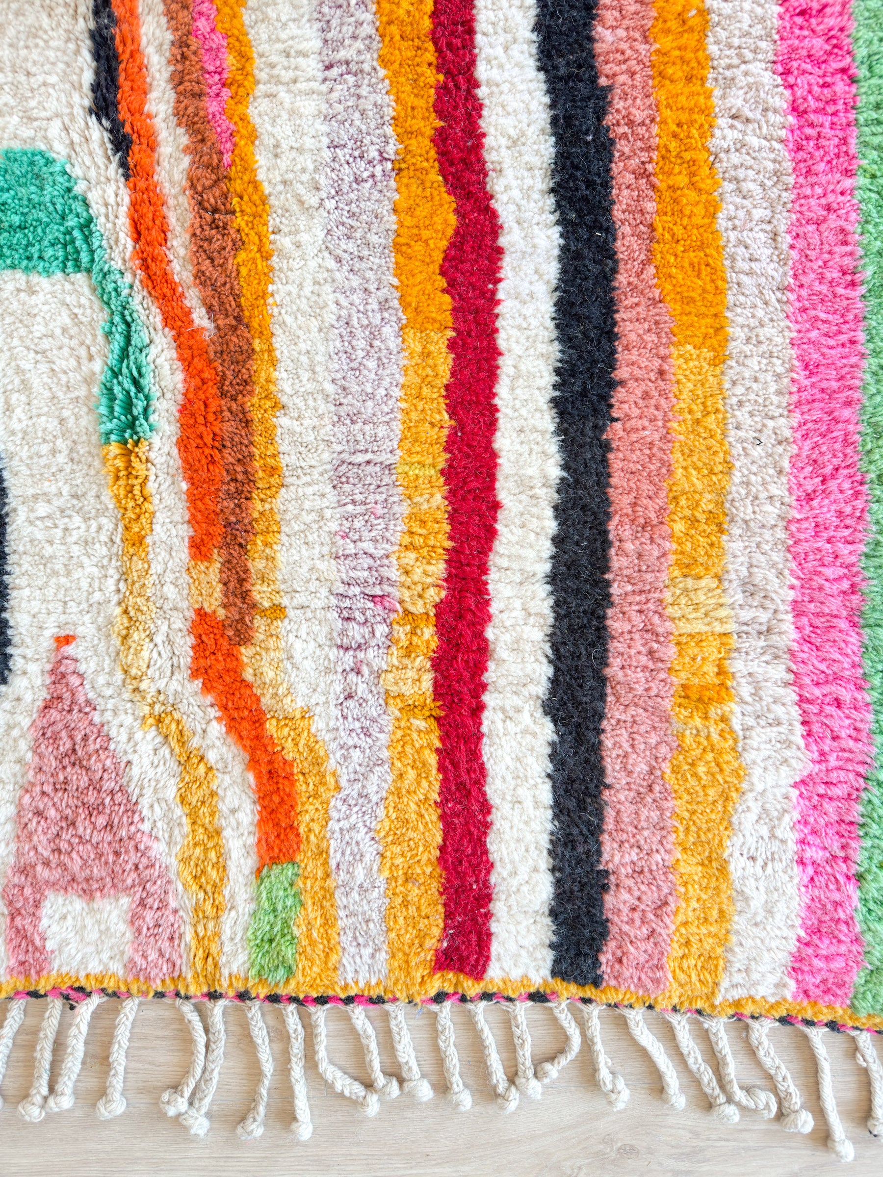 Bunter Berberteppich 259 x 362 cm - Nr. 2164