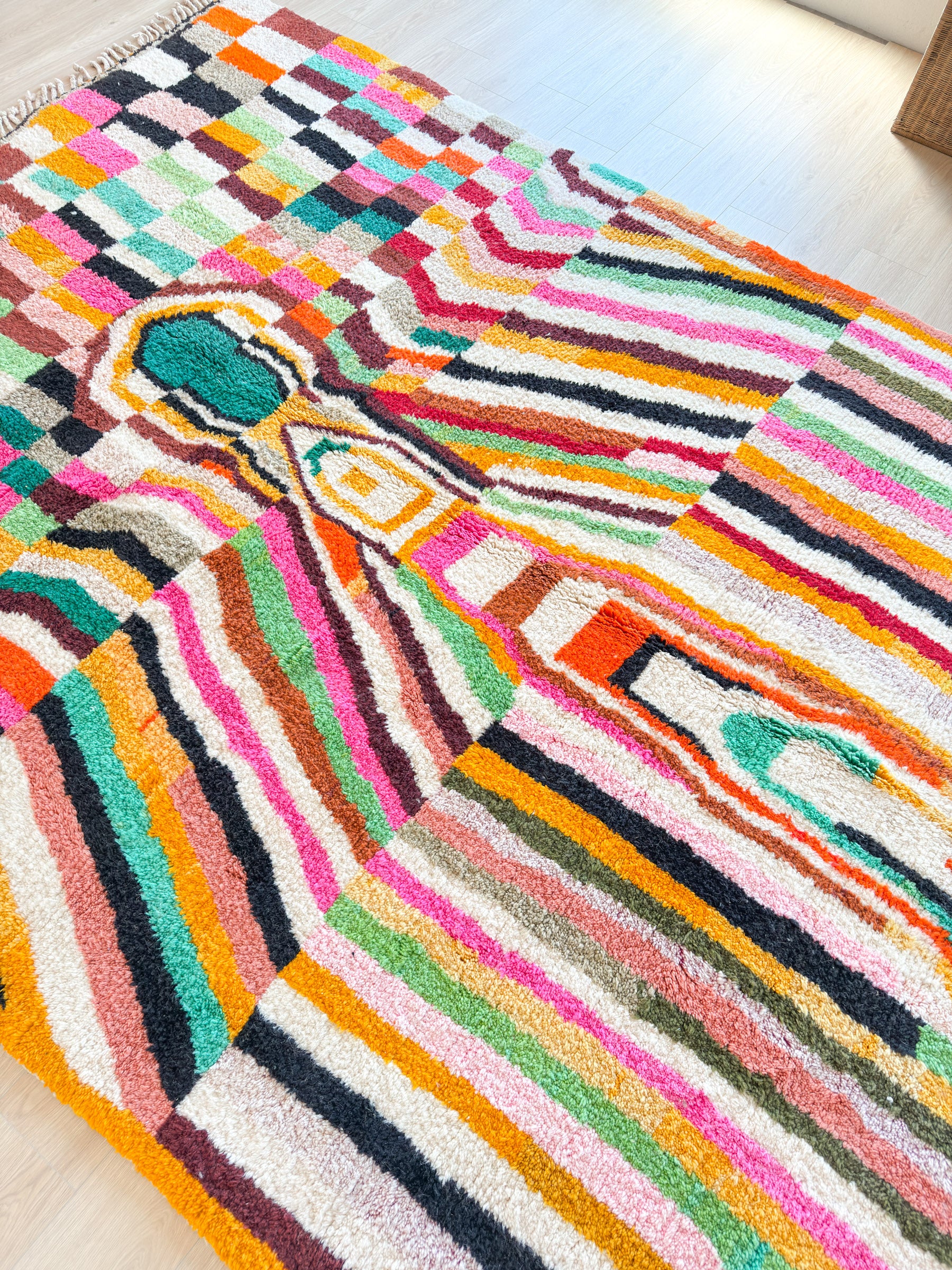 Bunter Berberteppich 259 x 362 cm - Nr. 2164