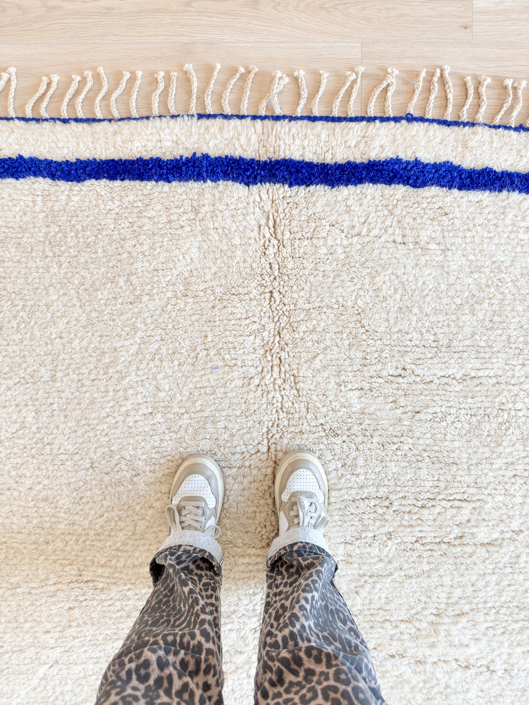 Tapis berbère coloré 151 x 285 cm - n°2136