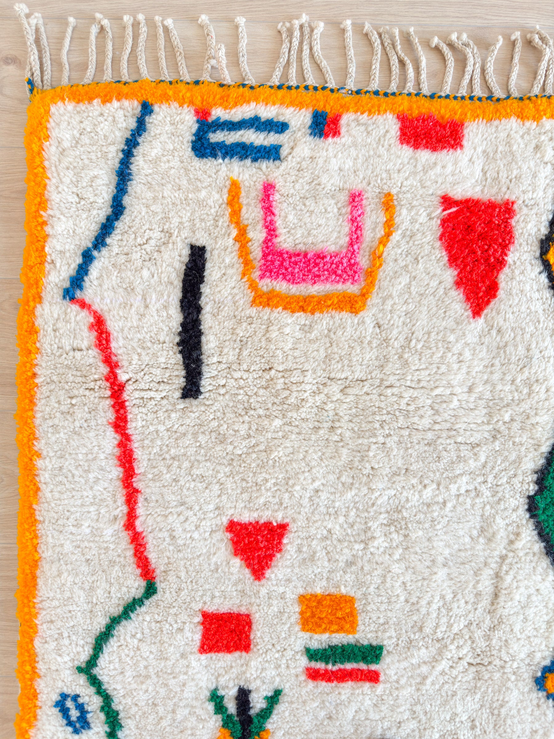 Colorful Berber rug 158 x 279 cm - no. 2160