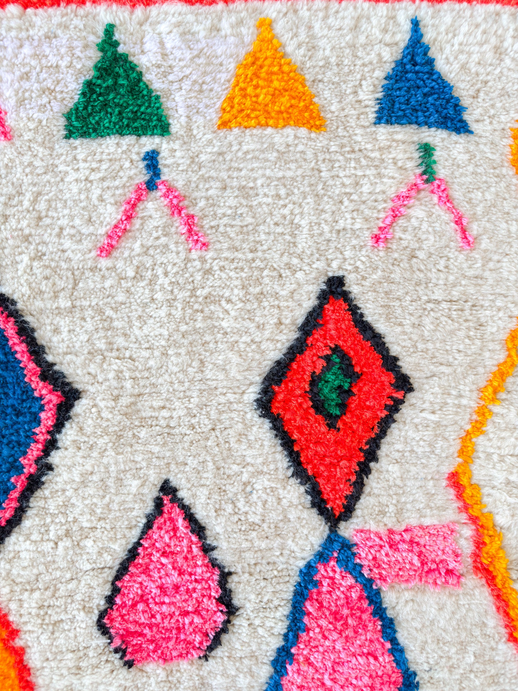 Colorful Berber rug 158 x 279 cm - no. 2160