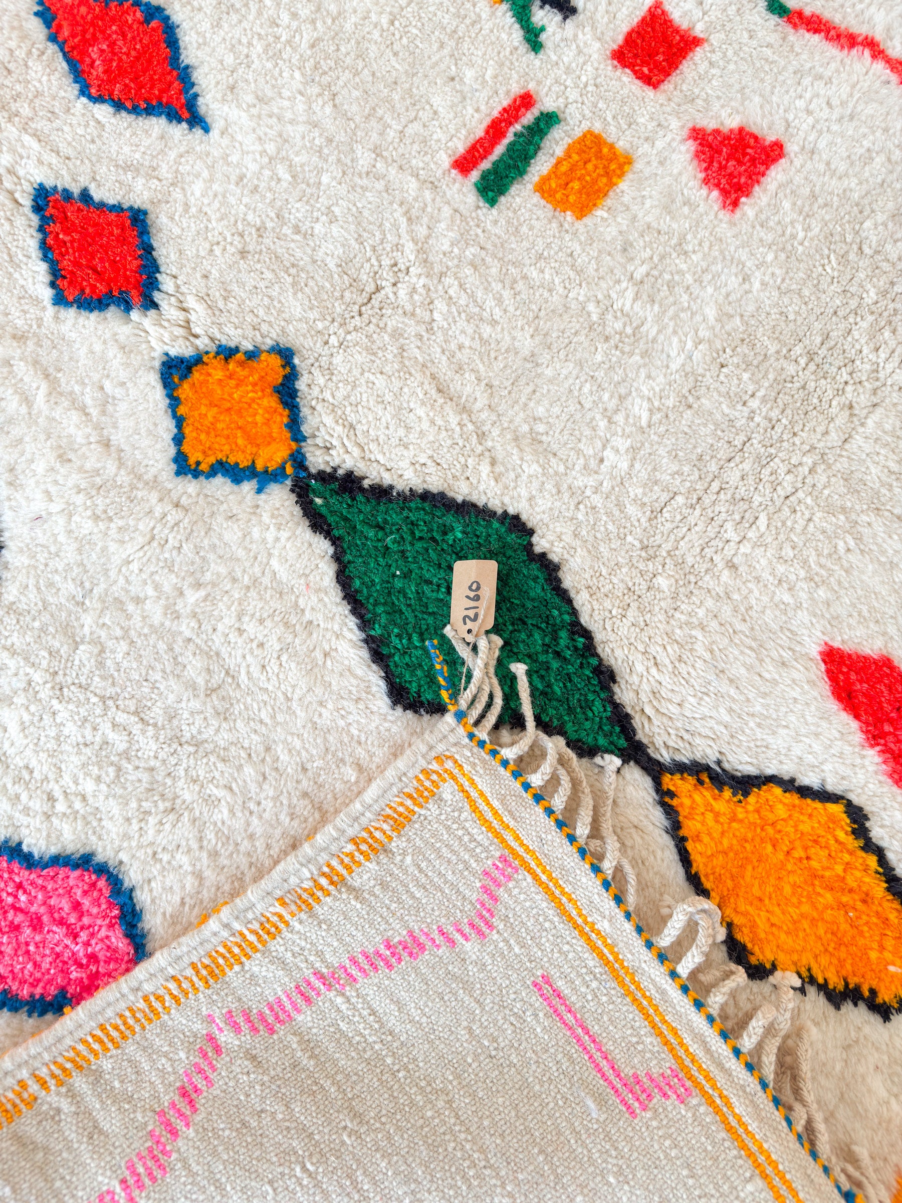 Colorful Berber rug 158 x 279 cm - no. 2160