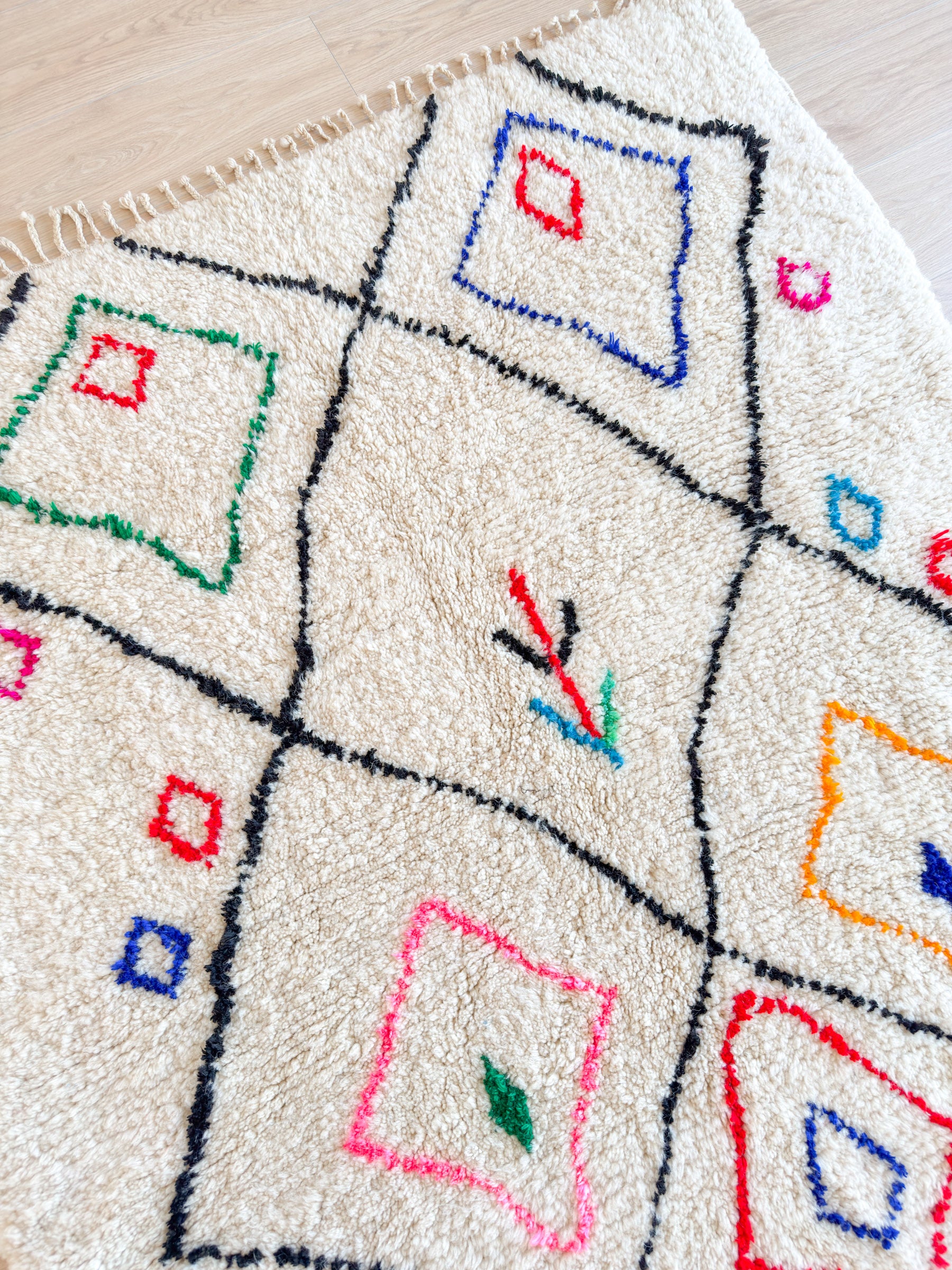 Tapis berbère coloré 150 x 243 cm - n°2128