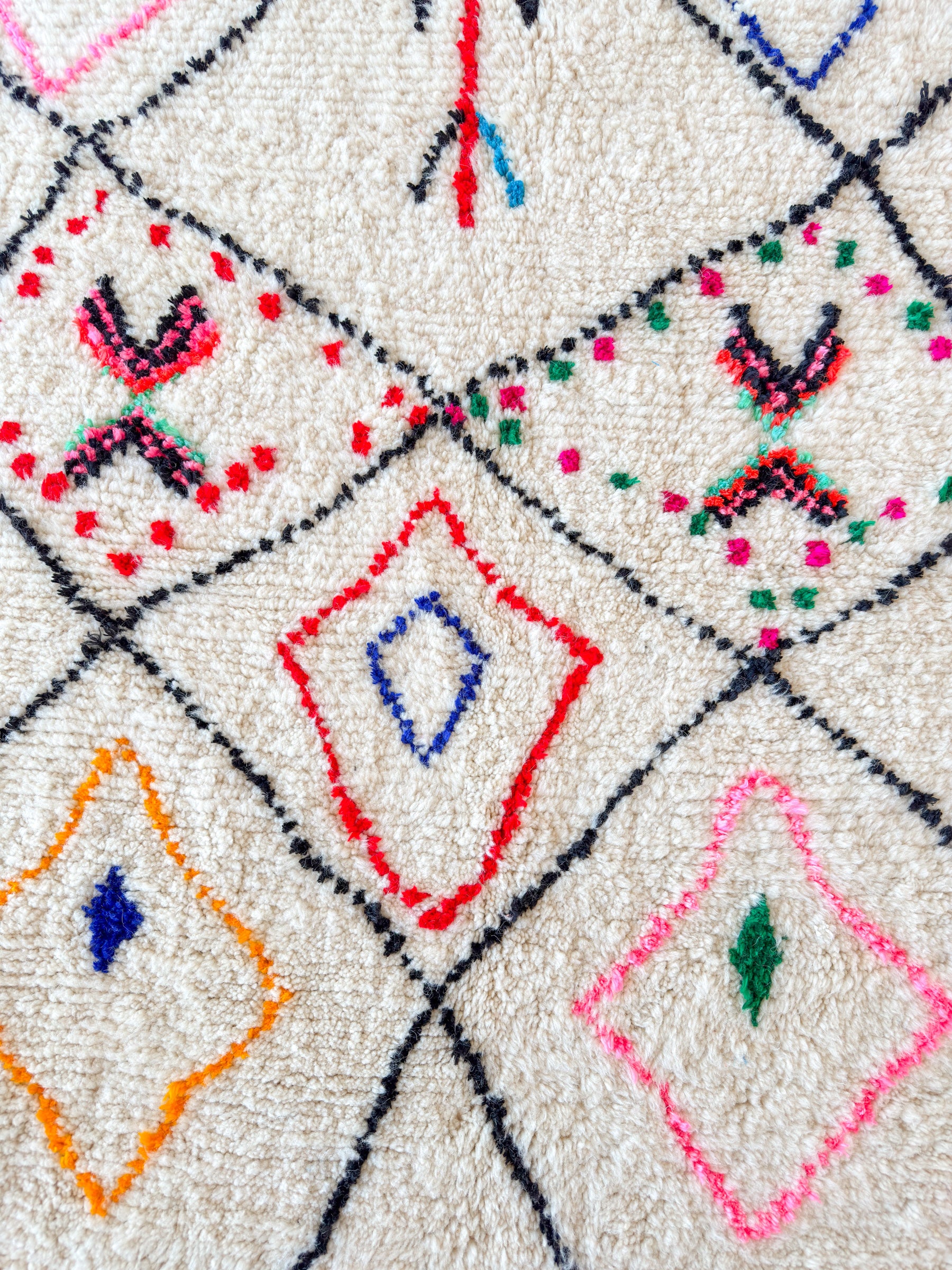 Tapis berbère coloré 150 x 243 cm - n°2128