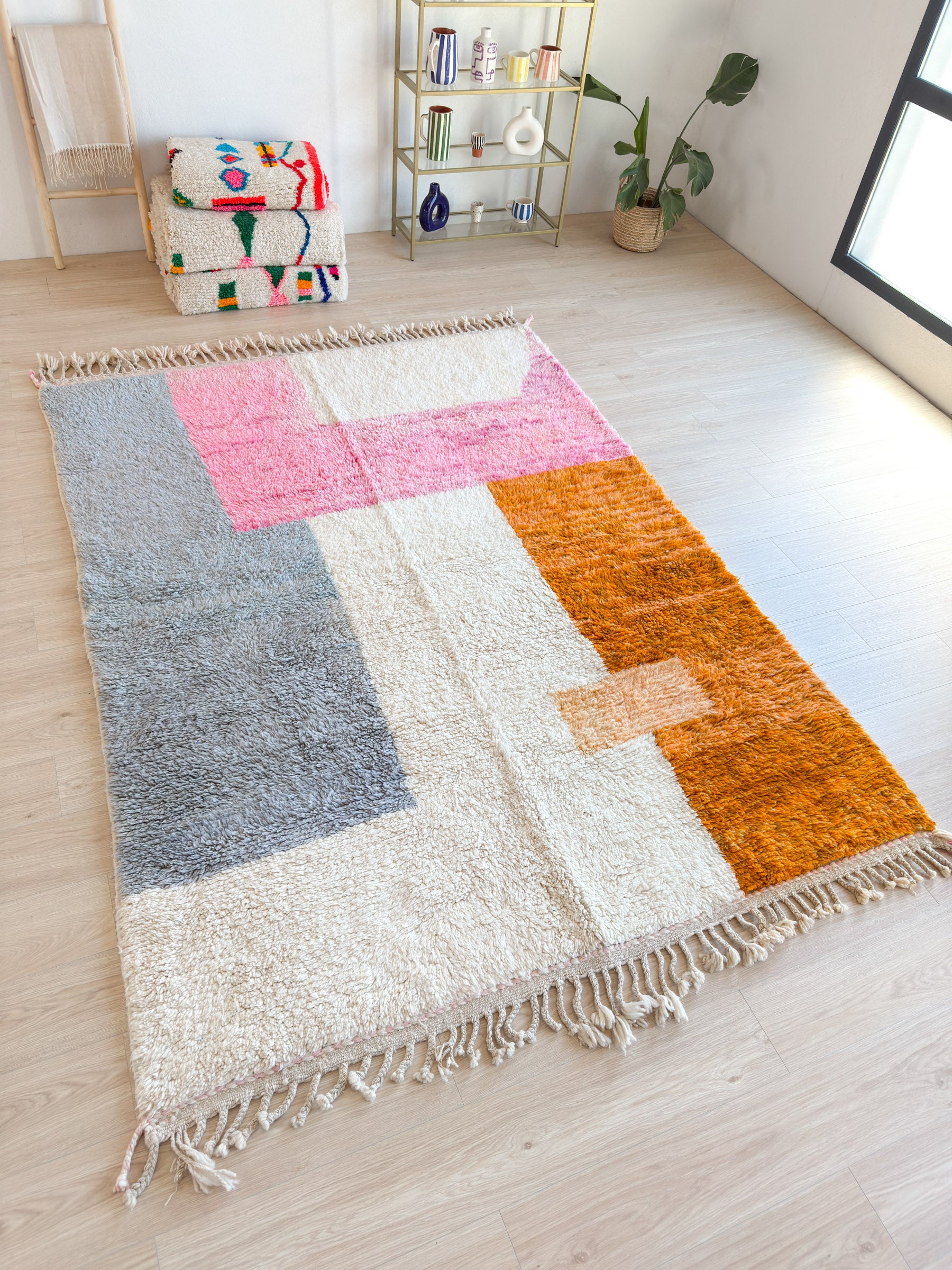 Tapis berbère coloré 203 x 297 cm - n°1590