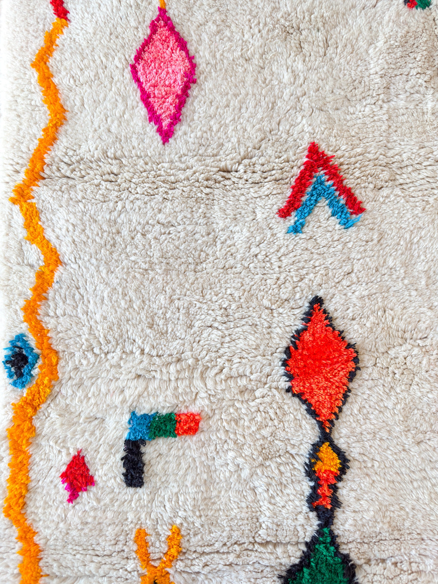Tapis berbère coloré 192 x 316 cm - n°1176