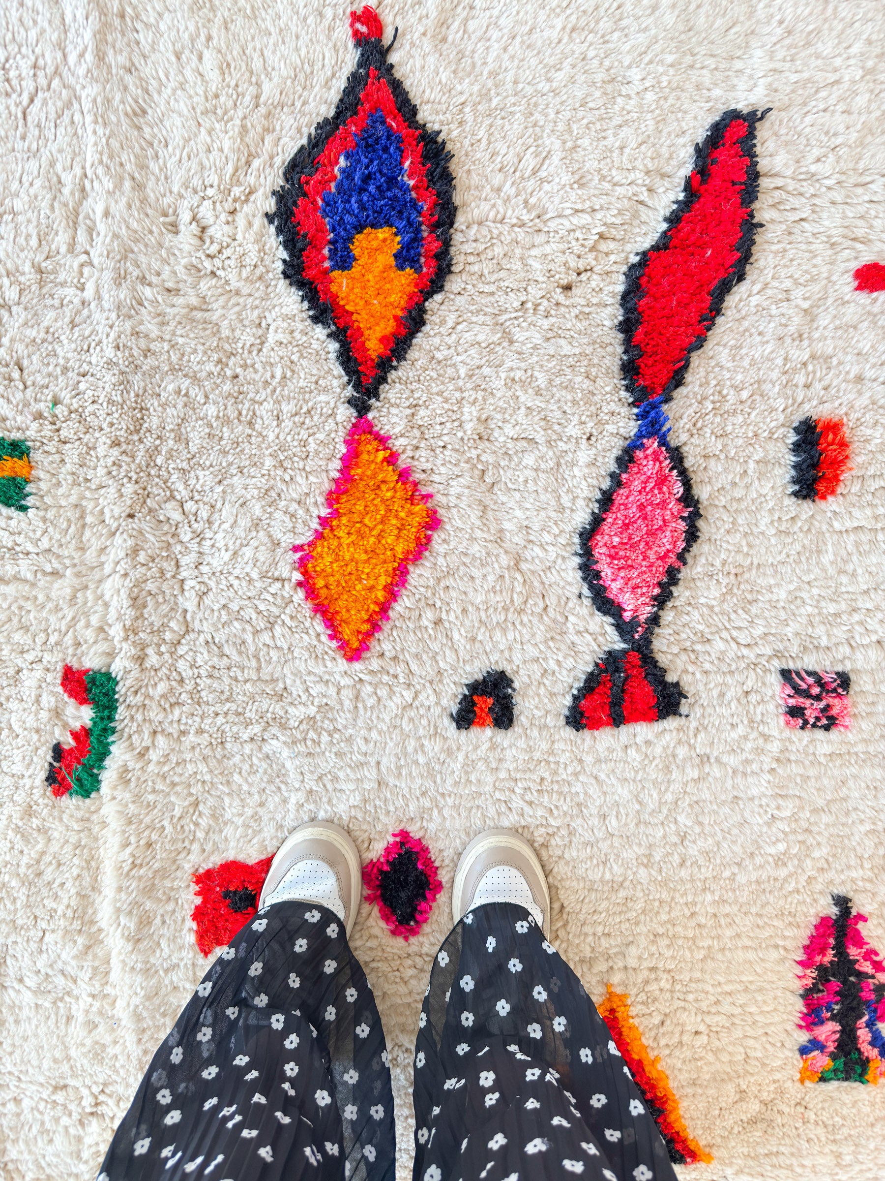 Tapis berbère coloré 192 x 316 cm - n°1176