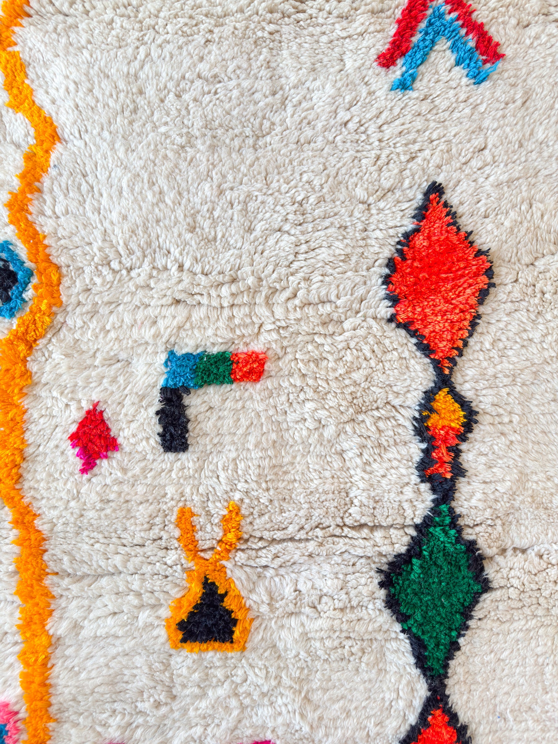 Tapis berbère coloré 192 x 316 cm - n°1176