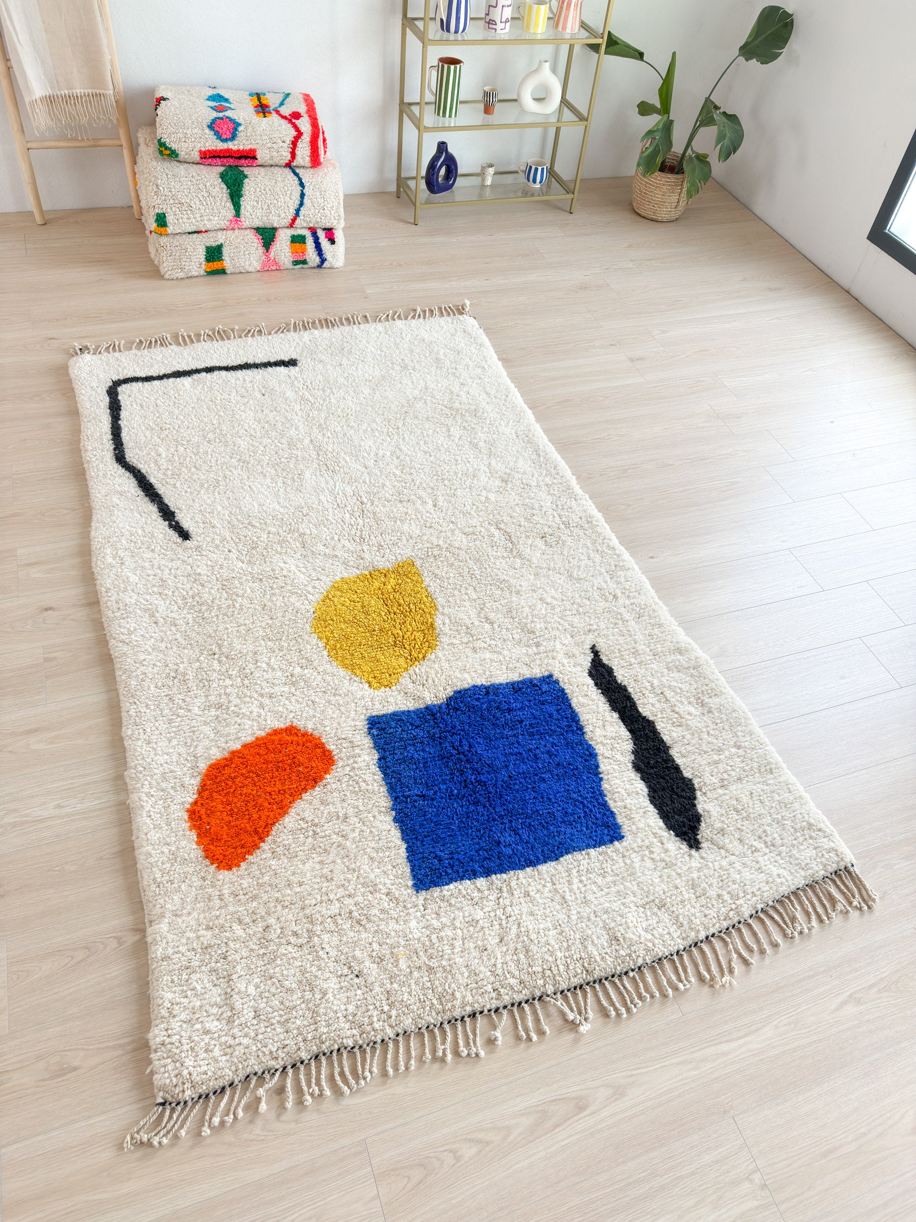 Tapis berbère coloré 153 x 272 cm - n°2149