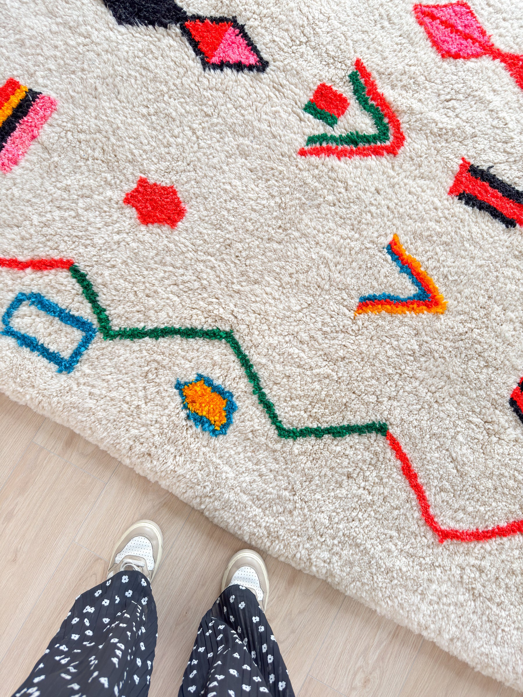 Tapis berbère coloré 188 x 280 cm - n°2155