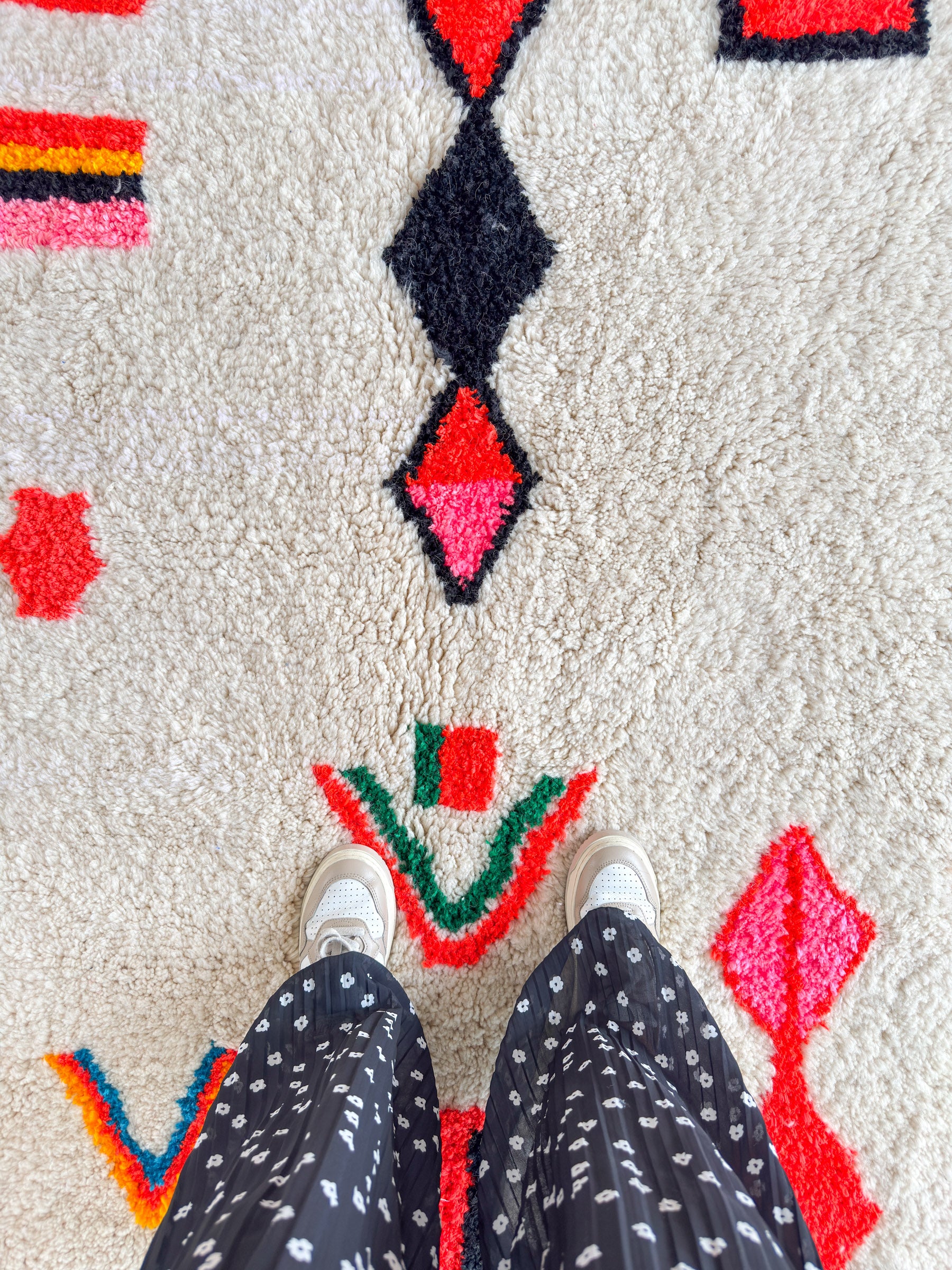 Tapis berbère coloré 188 x 280 cm - n°2155
