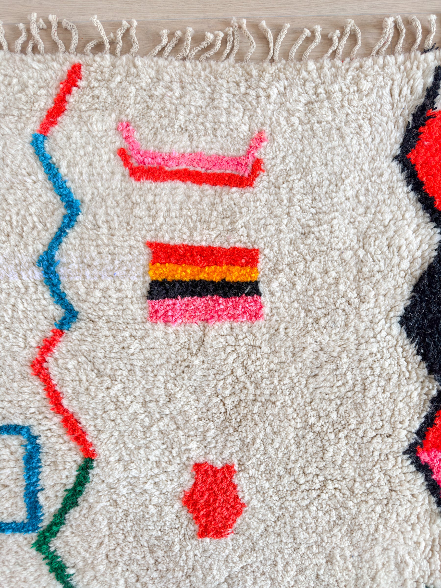 Tapis berbère coloré 188 x 280 cm - n°2155