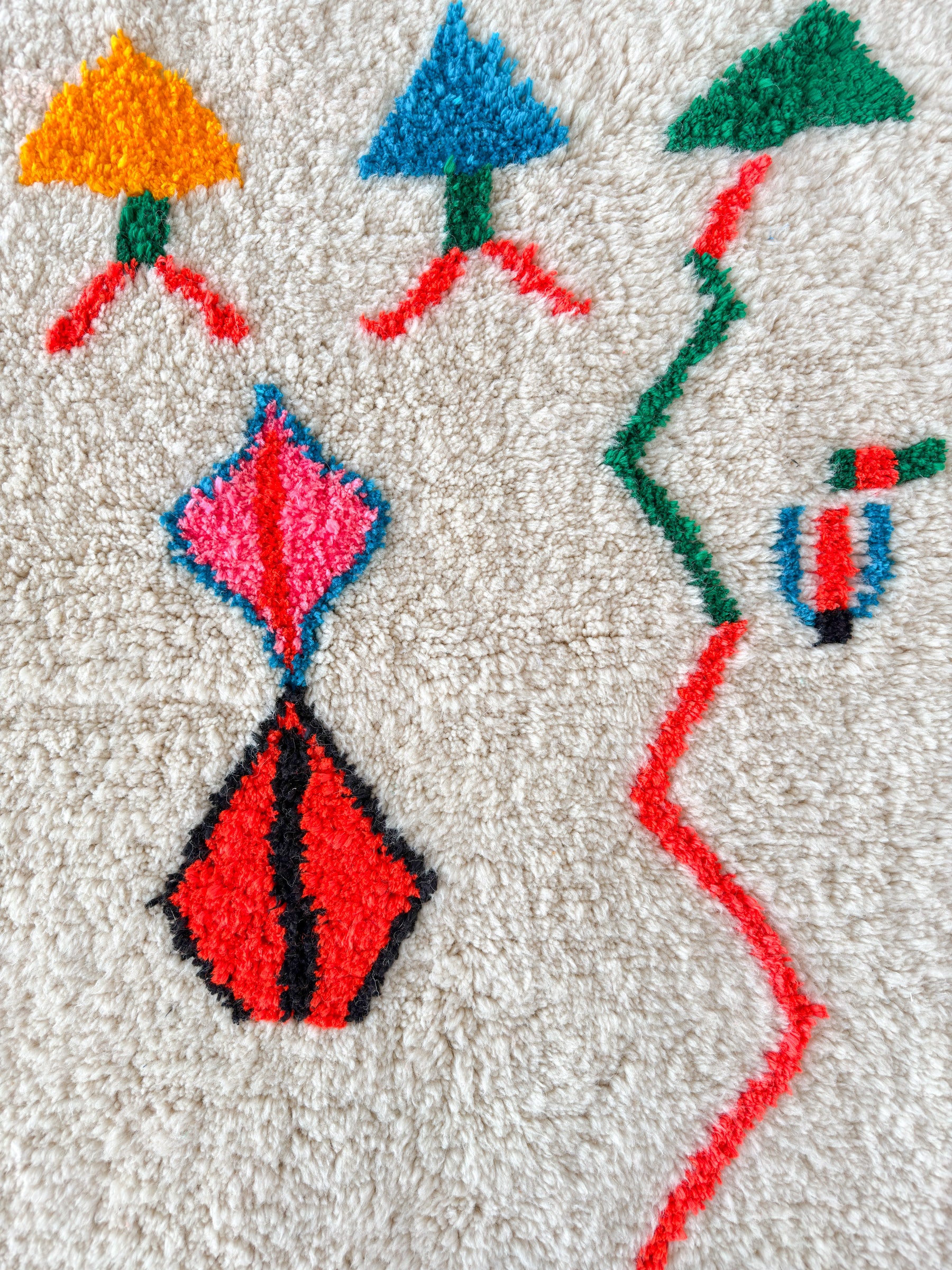 Tapis berbère coloré 188 x 280 cm - n°2155