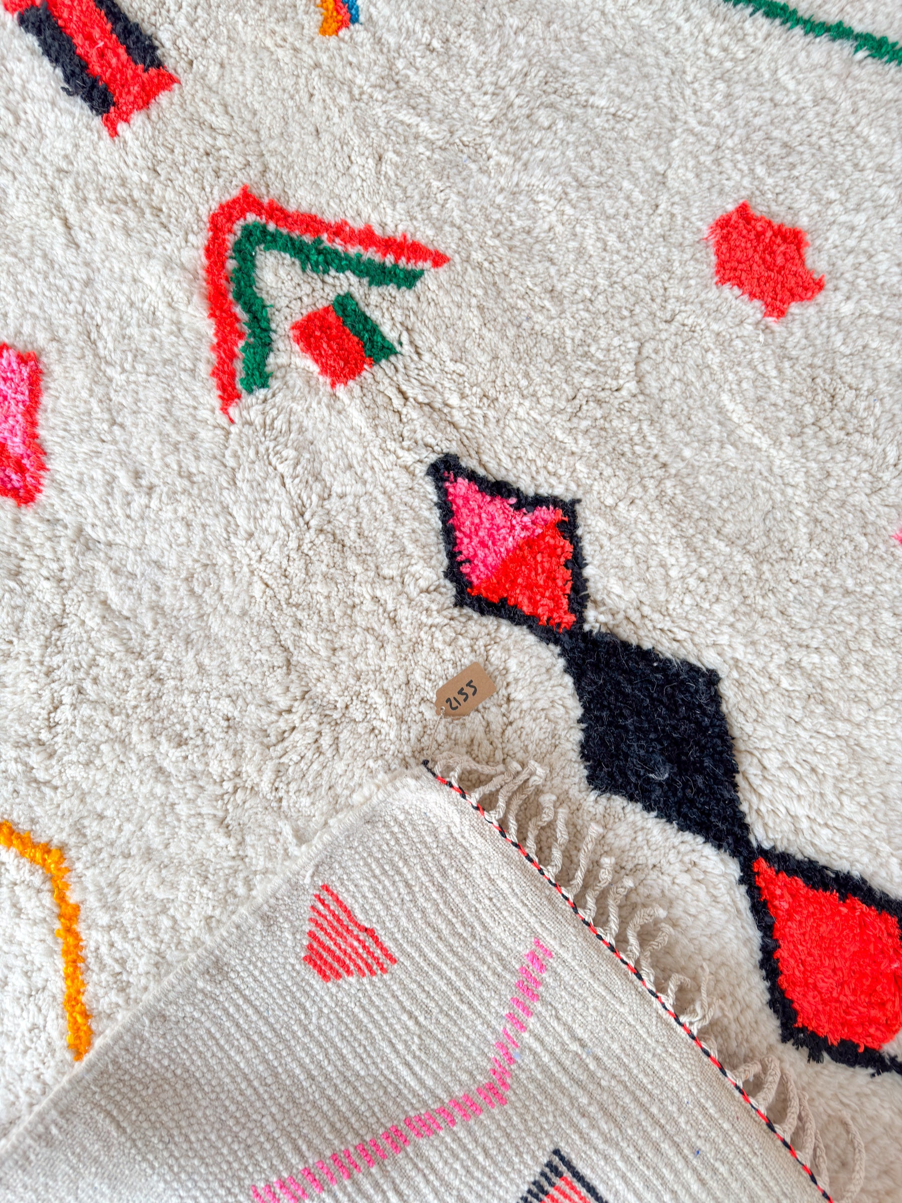 Tapis berbère coloré 188 x 280 cm - n°2155