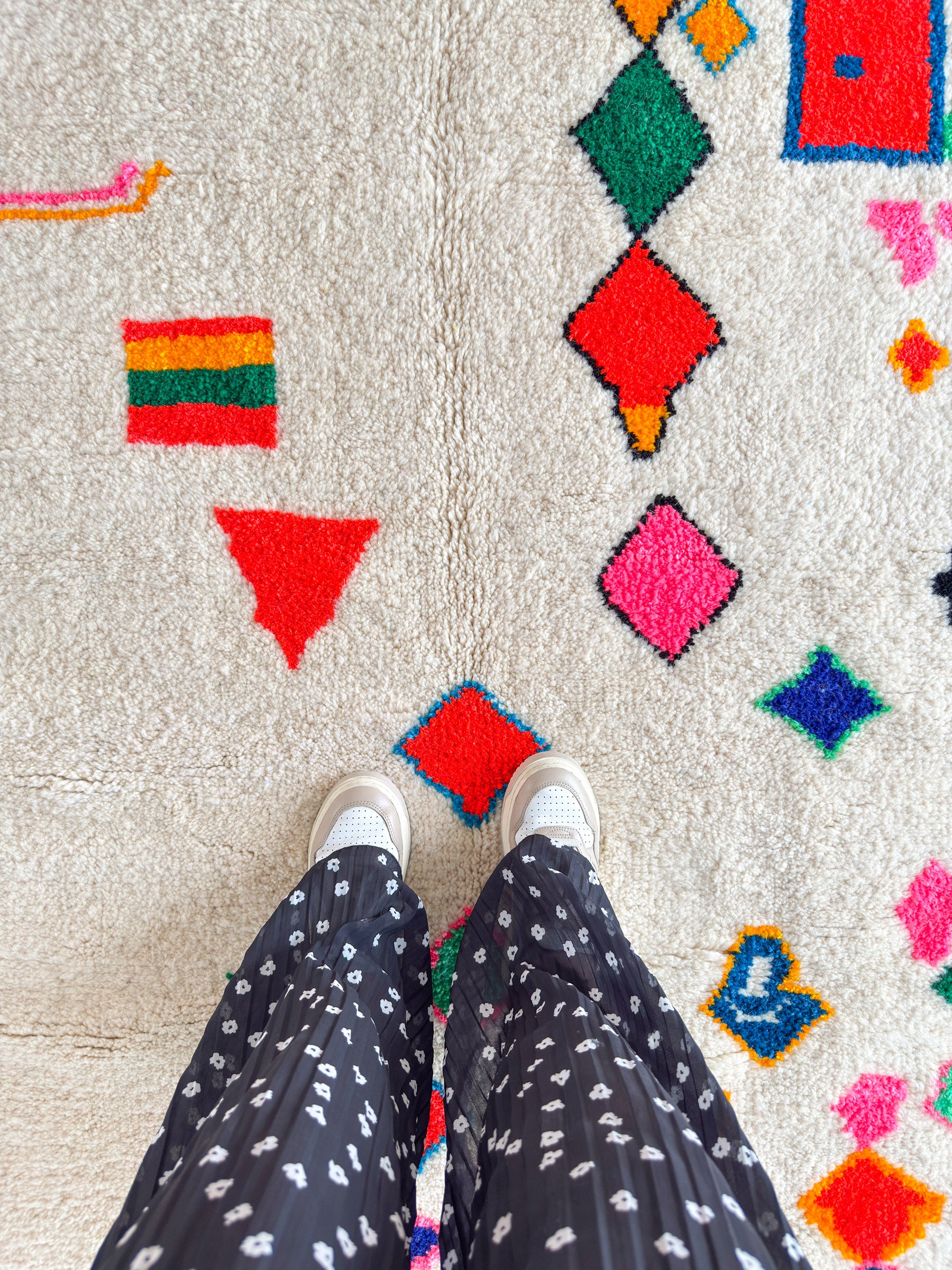 Tapis berbère coloré 149 x 274 cm - n°2131