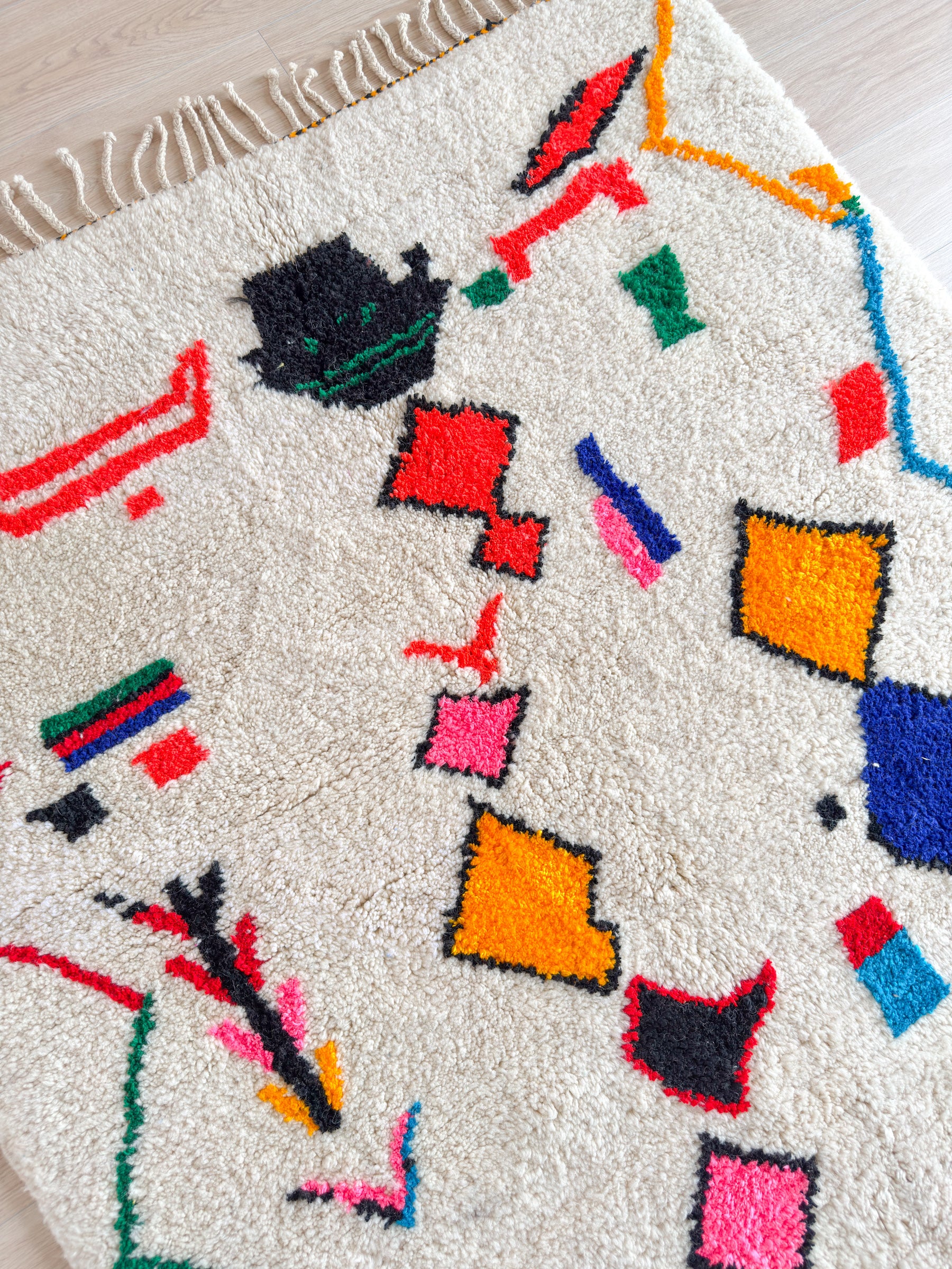 Colorful Berber rug 159 x 261 cm - no. 2197