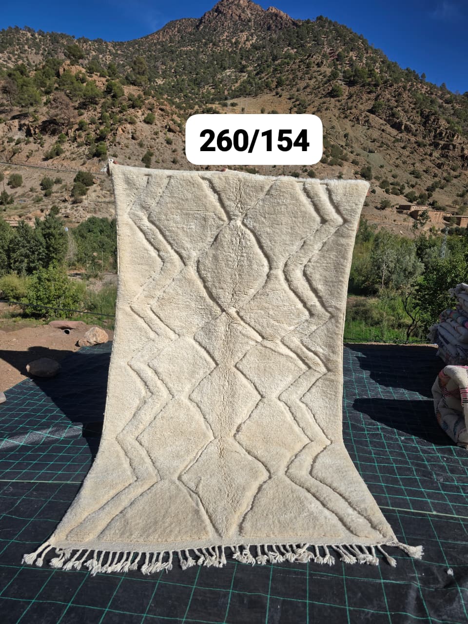 Beni Ouarain rug 155 x 276 cm - n°2503