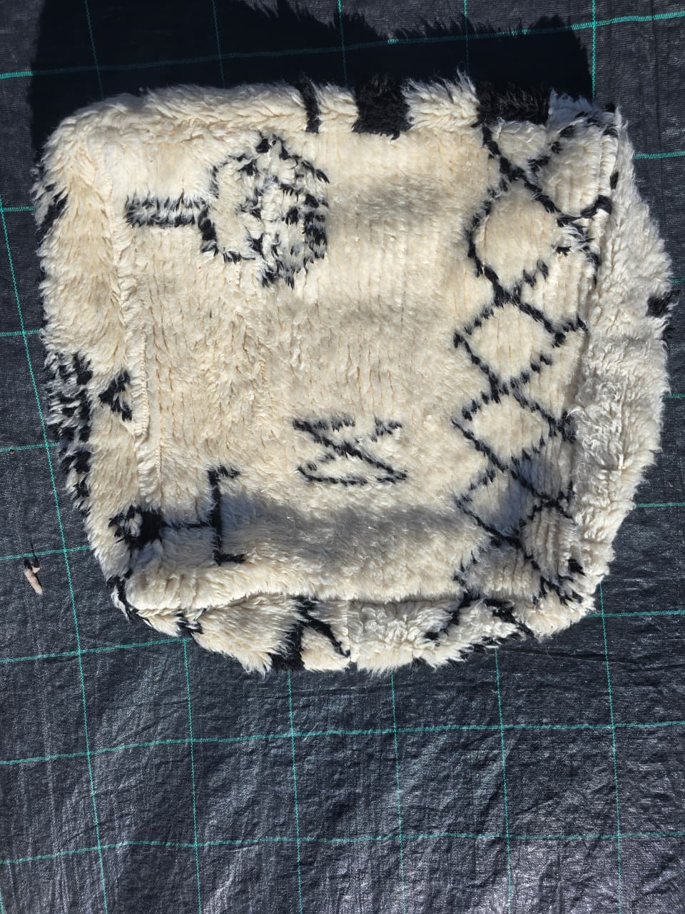 Pouf Marocain, pouf berbère coloré - 60 x 60 cm - n°99