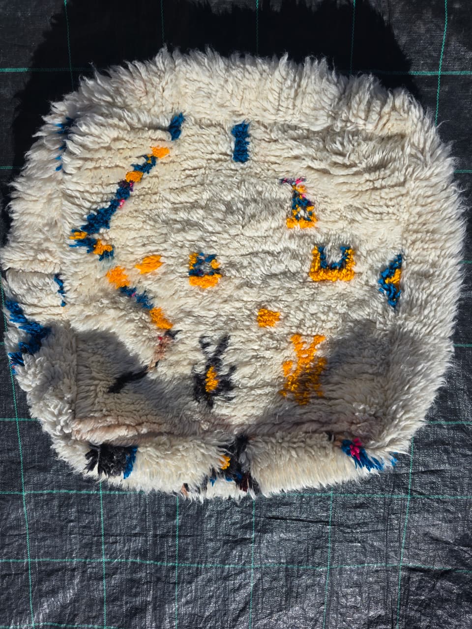 Pouf Marocchino, pouf berbero colorato - 60 x 60 cm - n°102