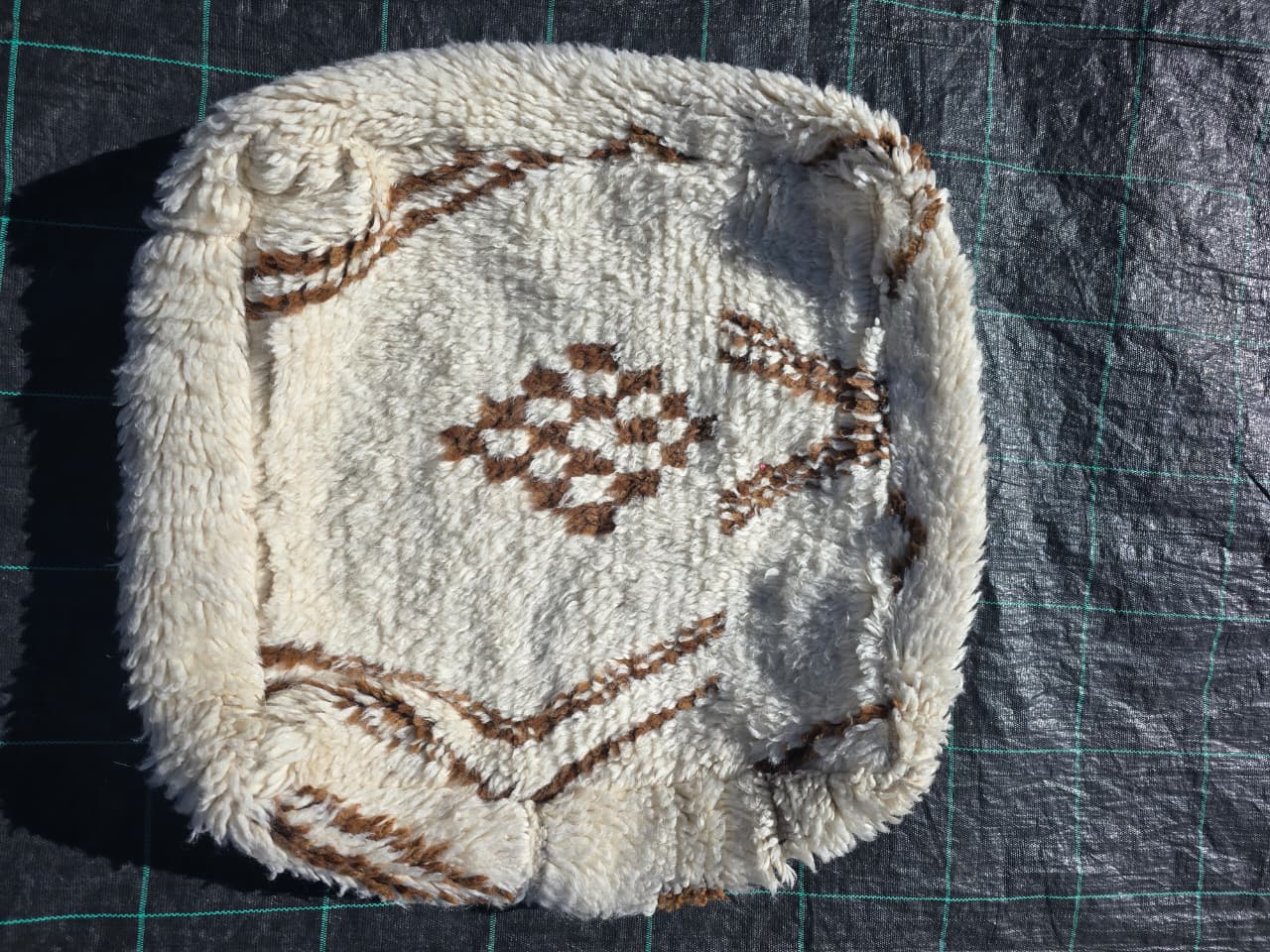 Pouf Marocchino, pouf berbero colorato - 60 x 60 cm - n°98