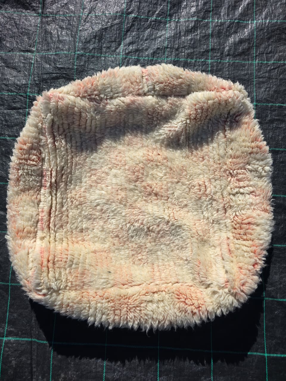 Draft - Moroccan pouf, colorful Berber pouf - 60 x 60 cm - No. 121